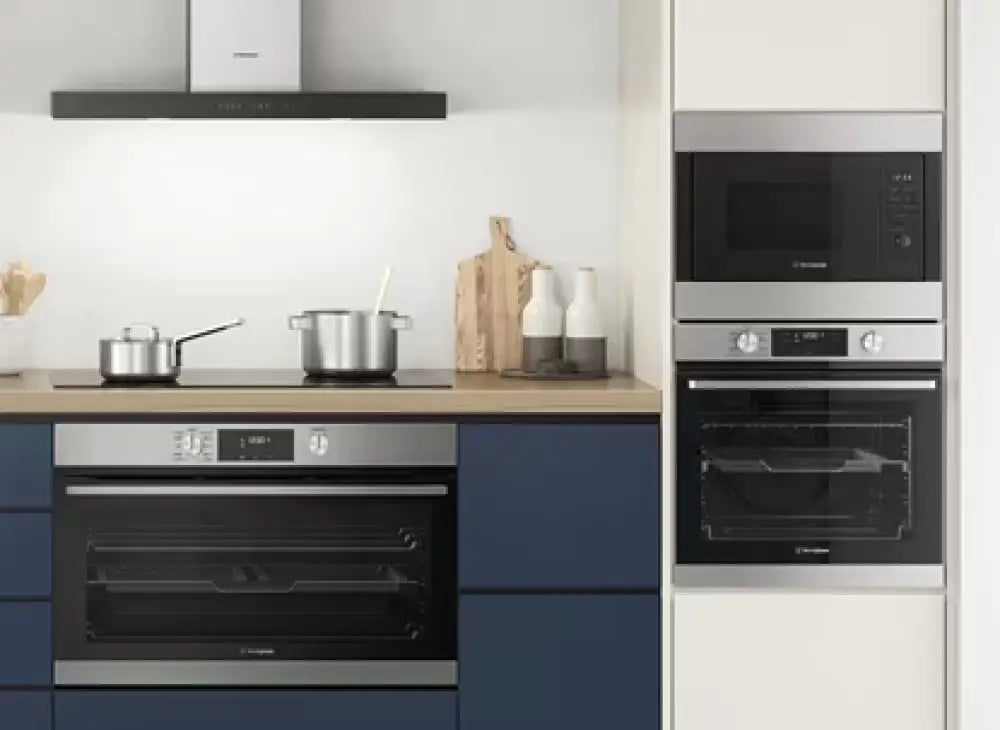 Westinghouse WMB2522SC 25L Built-in Microwave Oven with Stainless Steel Finish - Perfect for Kitchen, Apartment, and Small Space Cooking