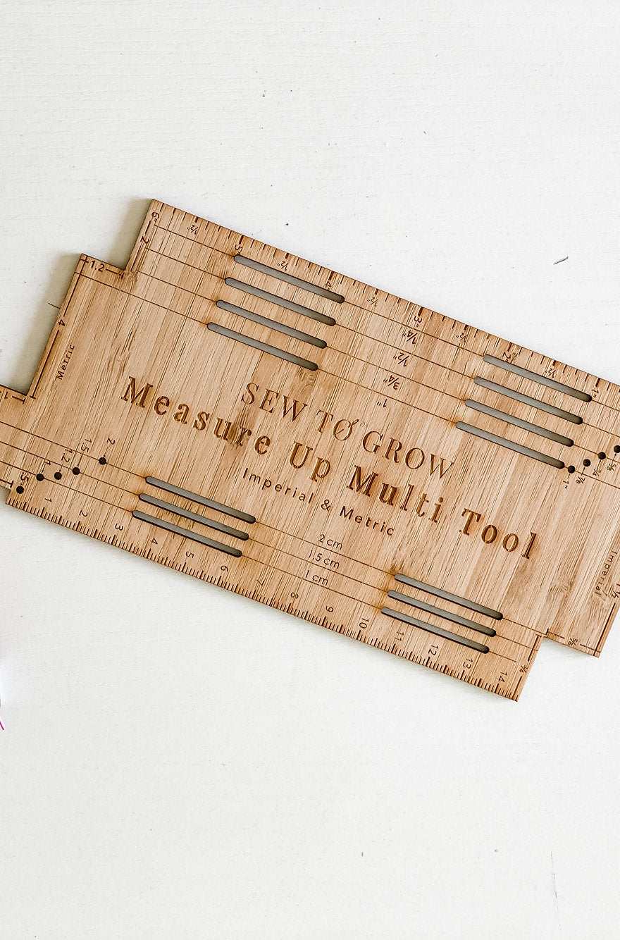 Measure Up Multi Tool - Sew To Grow | Precision Measuring & Sewing Tool for DIY, Crafts & Tailoring | Perfect for Quilting, Alterations & Home Projects