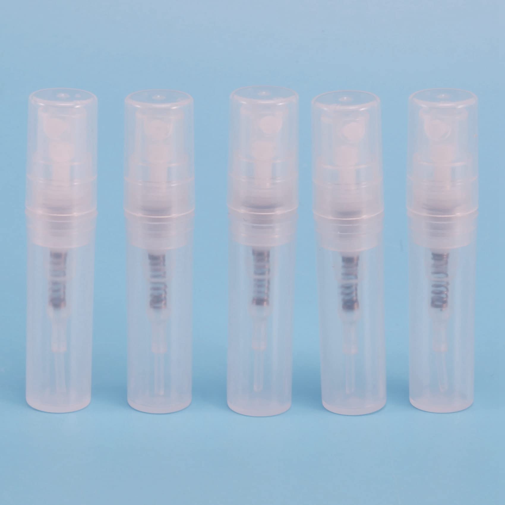 800Pcs 2ML Clear Plastic Spray Bottles - Small Cosmetic Atomizer for Perfume, Essential Oils & Travel Size Liquids - Perfect for DIY Beauty, Skincare & Haircare Products