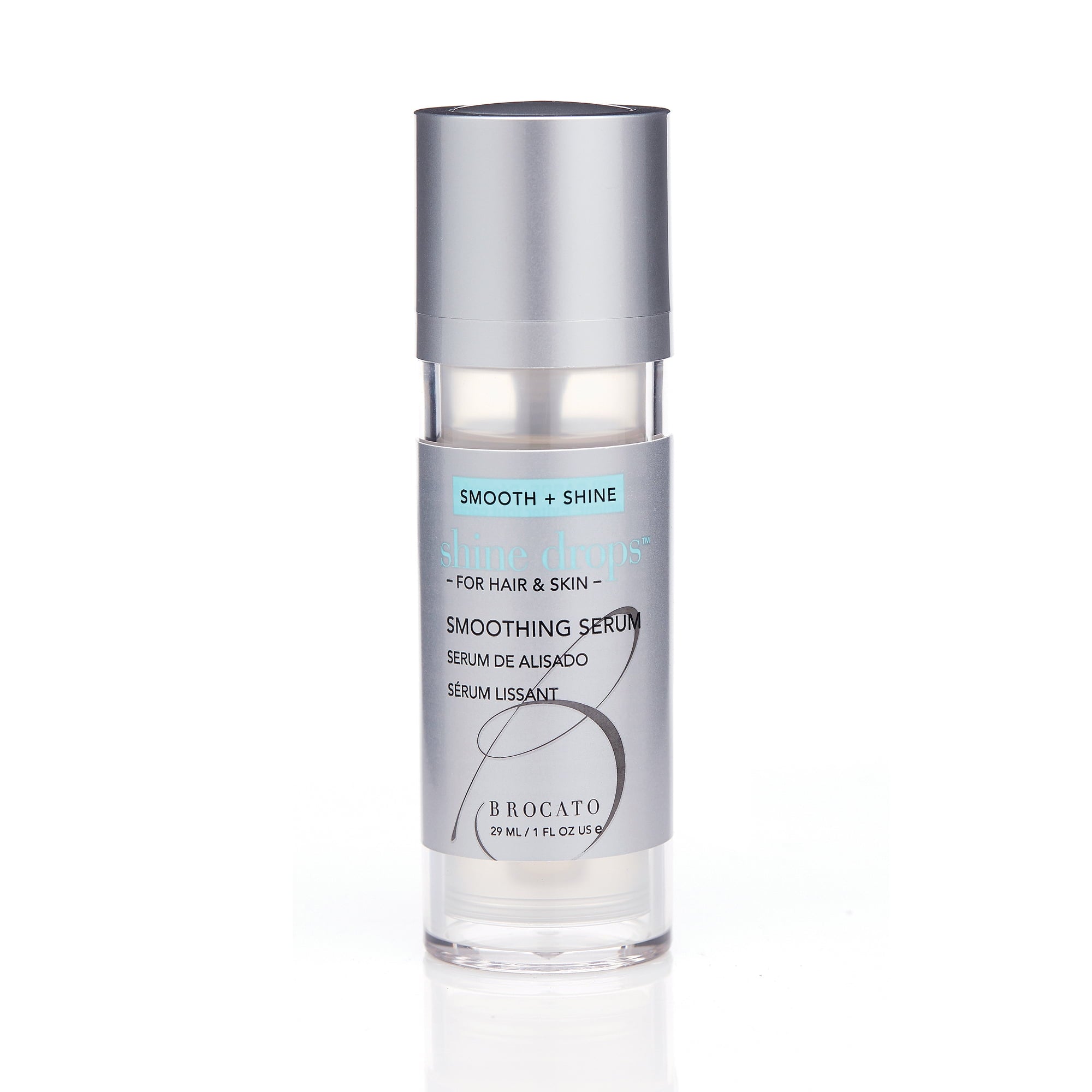 Brocato Shine Drops Smoothing Serum 1 oz - Hair Shine & Frizz Control for Smooth Silky Hair - Perfect for Daily Styling & Special Occasions