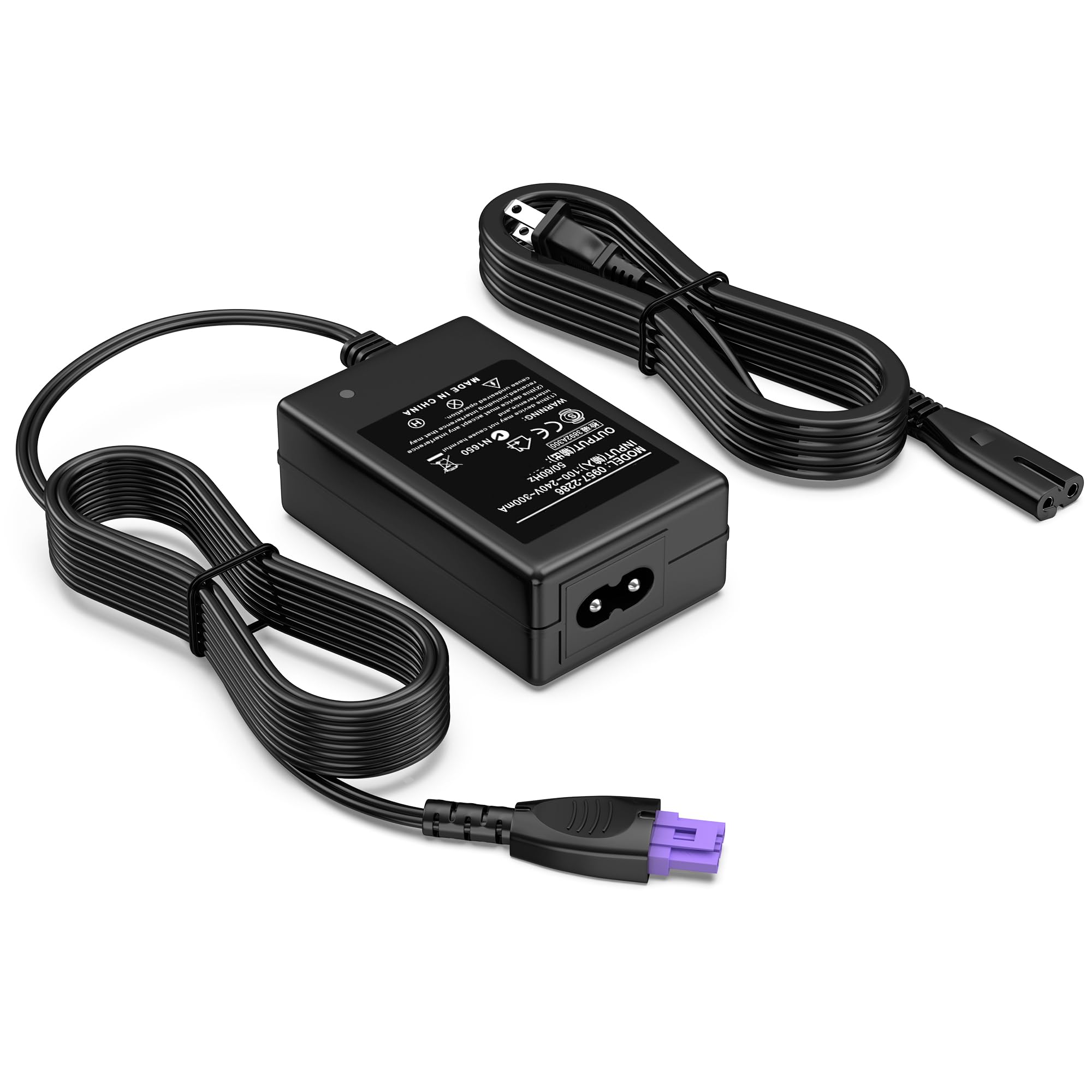 PKPower AC Adapter for HP 0957-2286 - Replacement Power Supply Cord Charger PSU Compatible with HP Deskjet 1050, 1000, 2050 Printers - Perfect for Home & Office Printing Needs