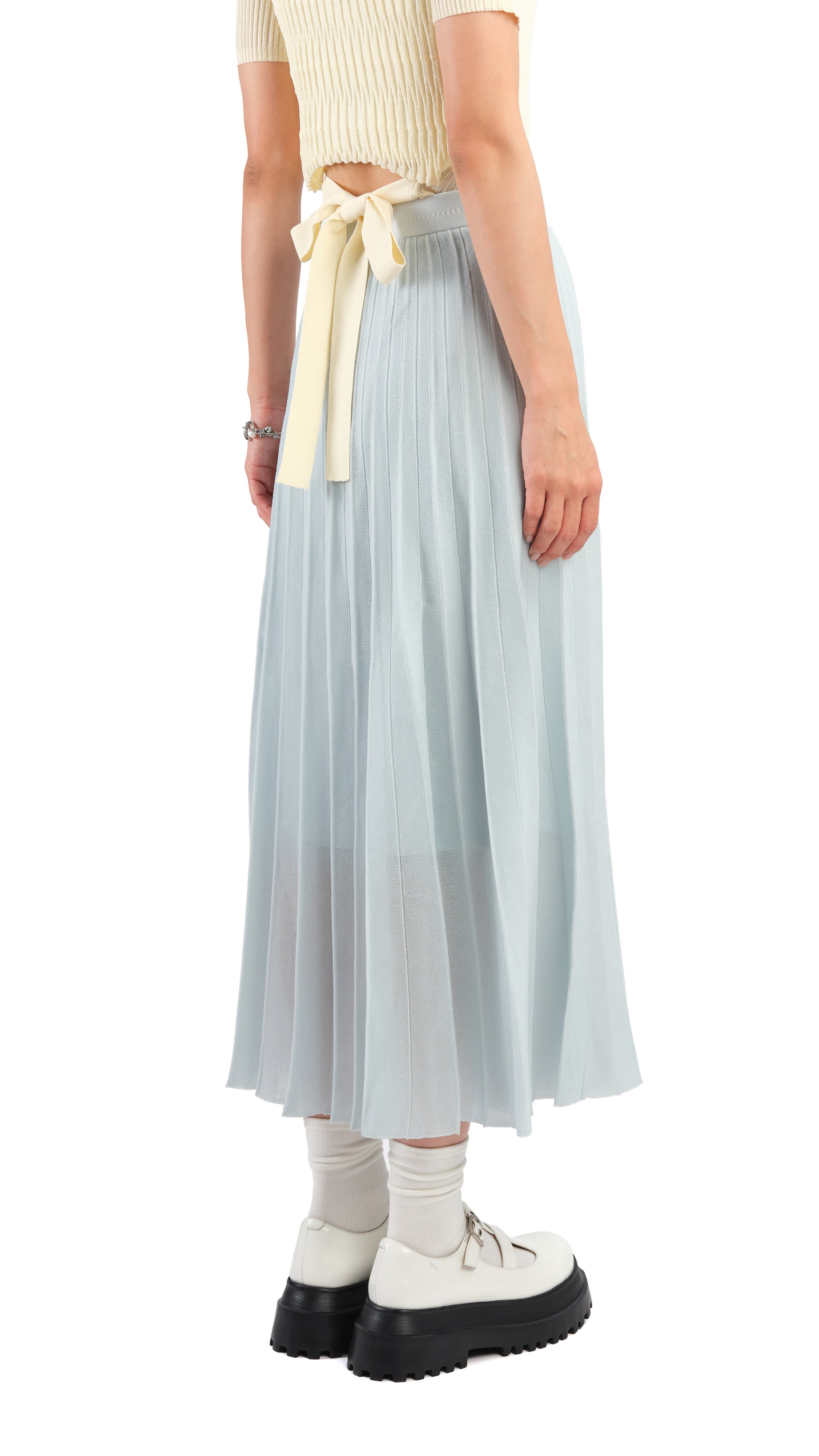 Elegant Sheer Knit Skirt for Women - Comfortable & Stylish A-Line Midi Skirt - Perfect for Casual Outings, Date Nights & Summer Fashion