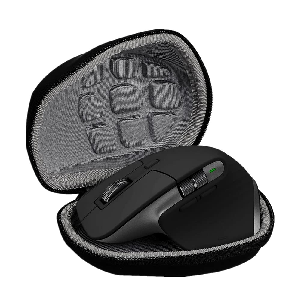 Tsadeer Gaming Mouse Travel Case - Shockproof & Waterproof Protective Pouch for Logitech MX Master 3/3S - Perfect for Business Trips, Office Commute & Gaming Accessories Storage