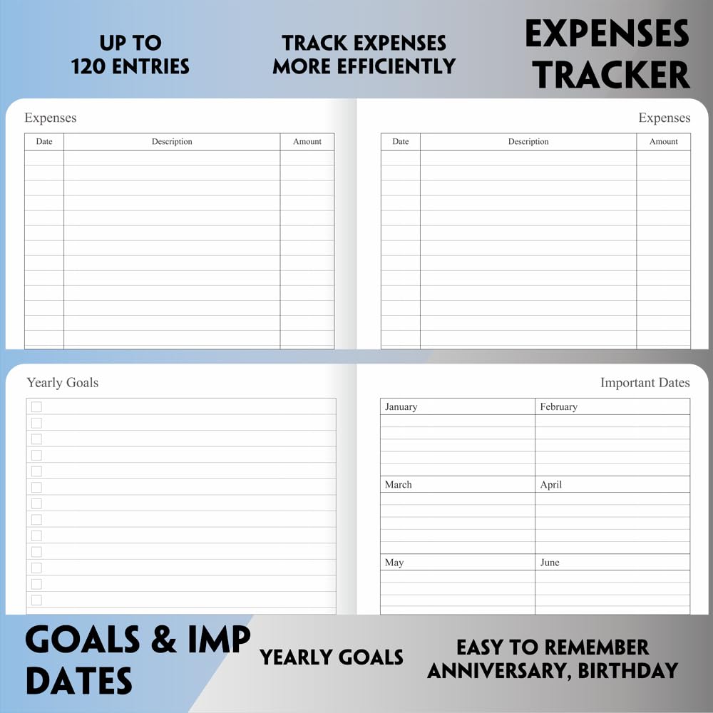 2025-2026 Weekly & Monthly Planner with Vegan Leather Cover - July 2025 to June 2026 Academic Calendar - Includes Holidays, Notes Pages & Elastic Closure - 5.5