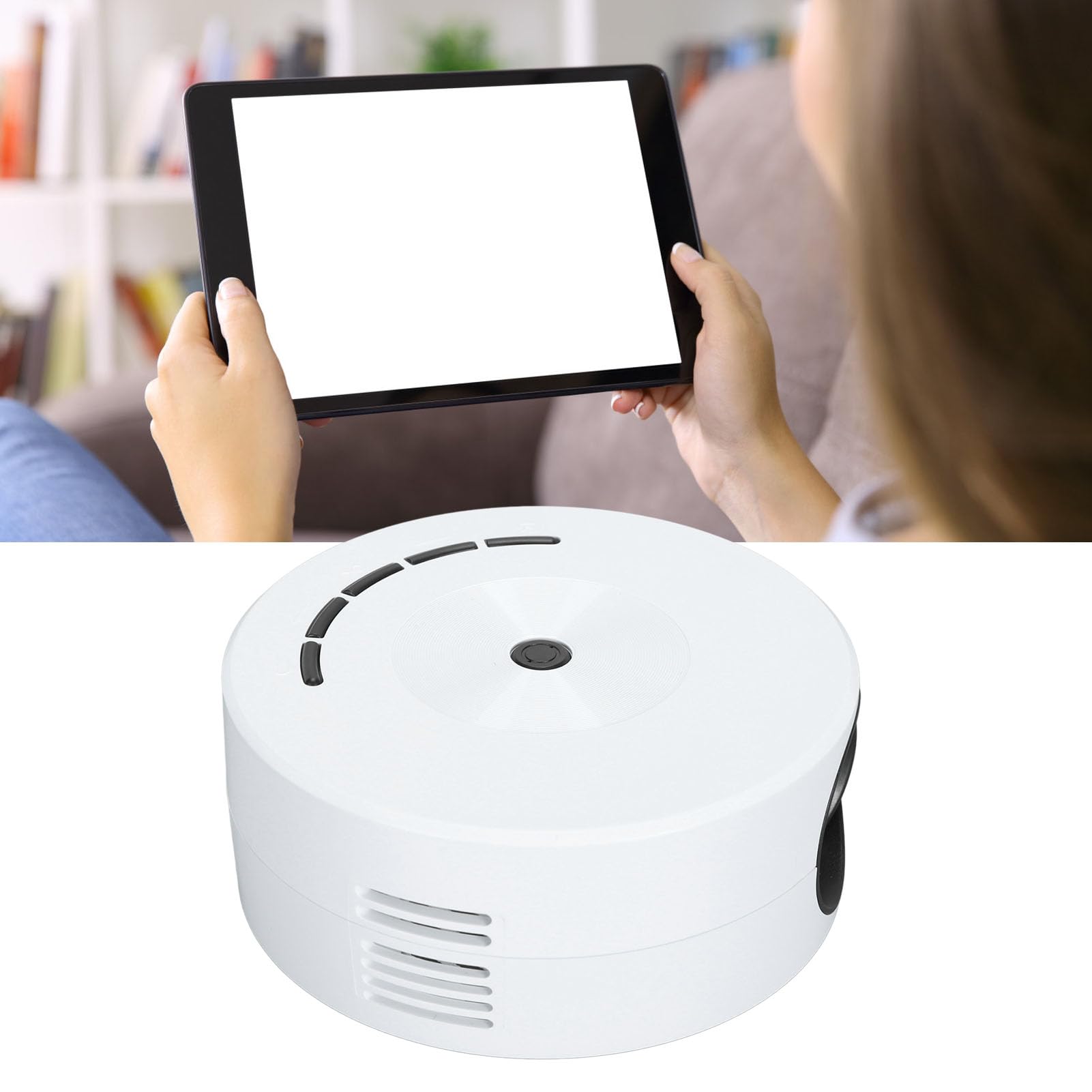 Mini Projector for Home Theater - HD LCD Display, Built-in Speaker, Portable & Eye Protection - Compatible with Phones, Movies & More - Perfect for Indoor Movies, Gaming & Presentations