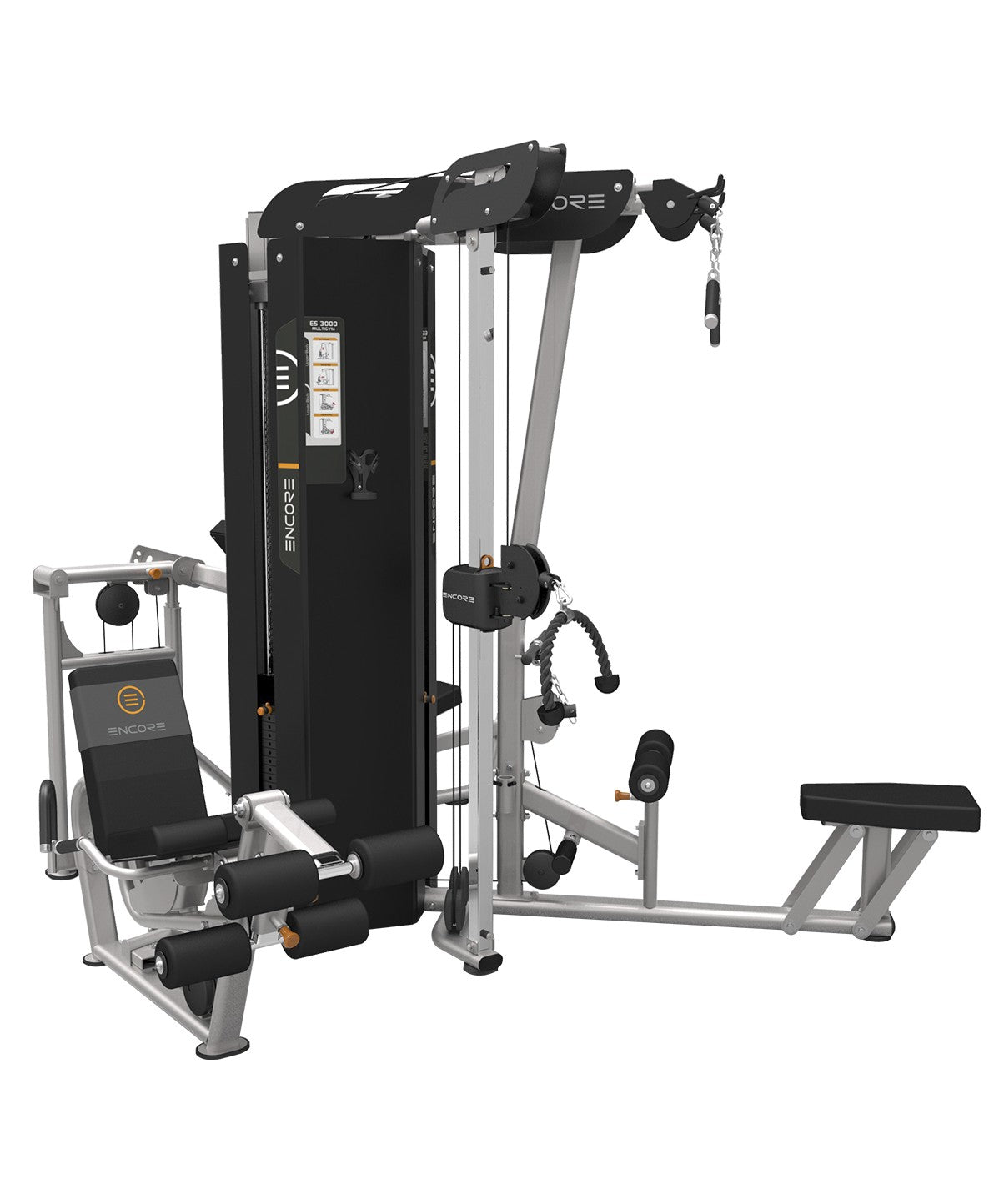 Impulse Encore 3 Station Multi Gym - Full Body Home Workout Equipment for Strength Training | Perfect for Home Gym, Fitness Enthusiasts & Small Spaces