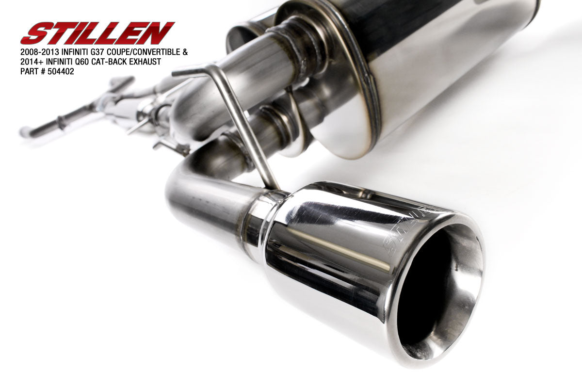 2008-2015 Infiniti G37/Q60 Performance Stainless Steel Cat-Back Exhaust System - 504402 - Enhances Engine Sound & Power for Coupe Models