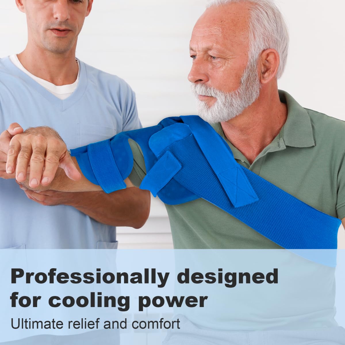 Shoulder Ice Machine for Rotator Cuff Cold Therapy - 14-Quart Post-Surgery Recovery Device with Timer & Compression Pad - Ideal for Shoulder Pain Relief After Surgery & Injury Rehabilitation