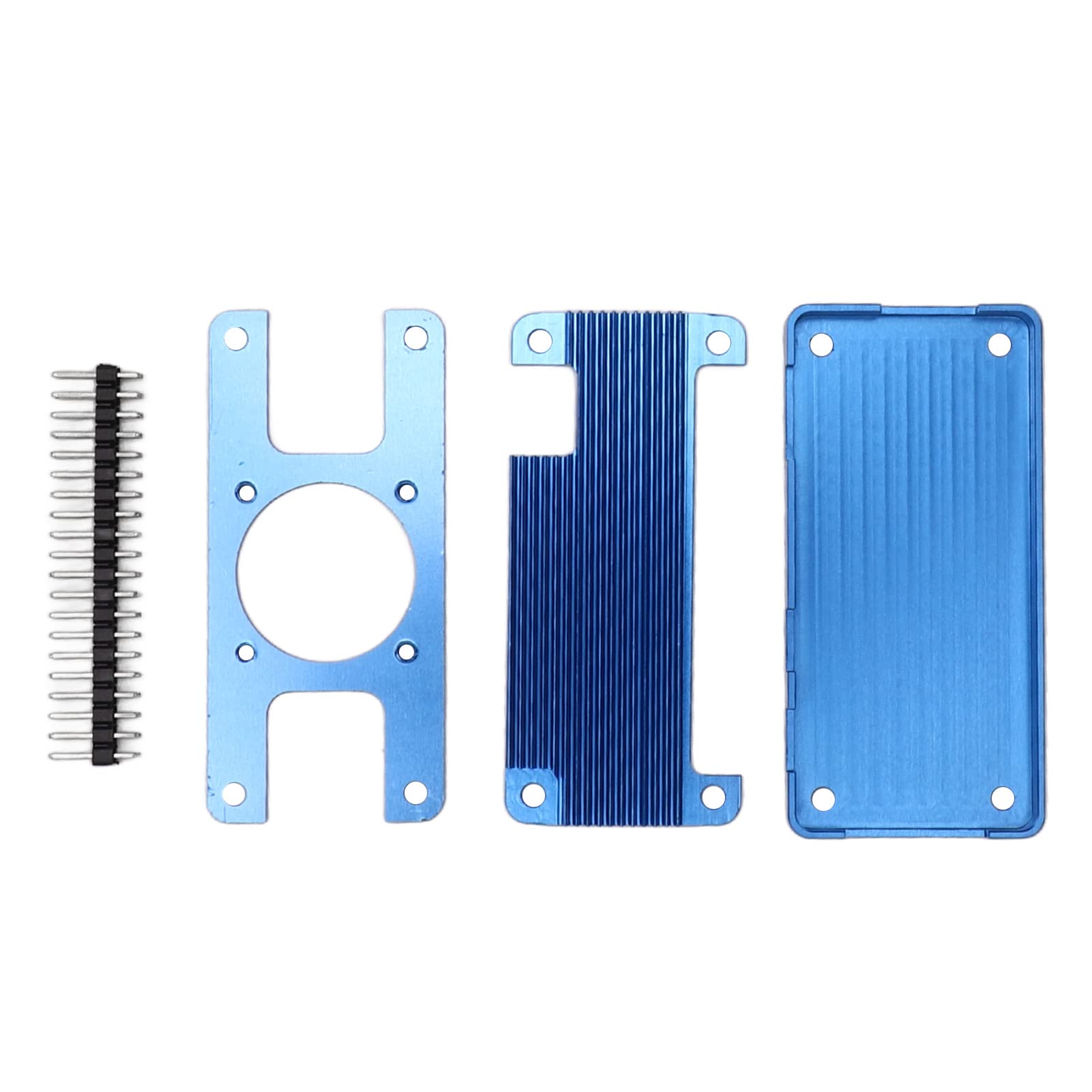 V3 CNC Aluminum Micro Computer Case with Overall Heat Dissipation - Compact Enclosure for 2W Boards (Colorful Pin Header) | Perfect for DIY Electronics Projects & Mini PC Builds