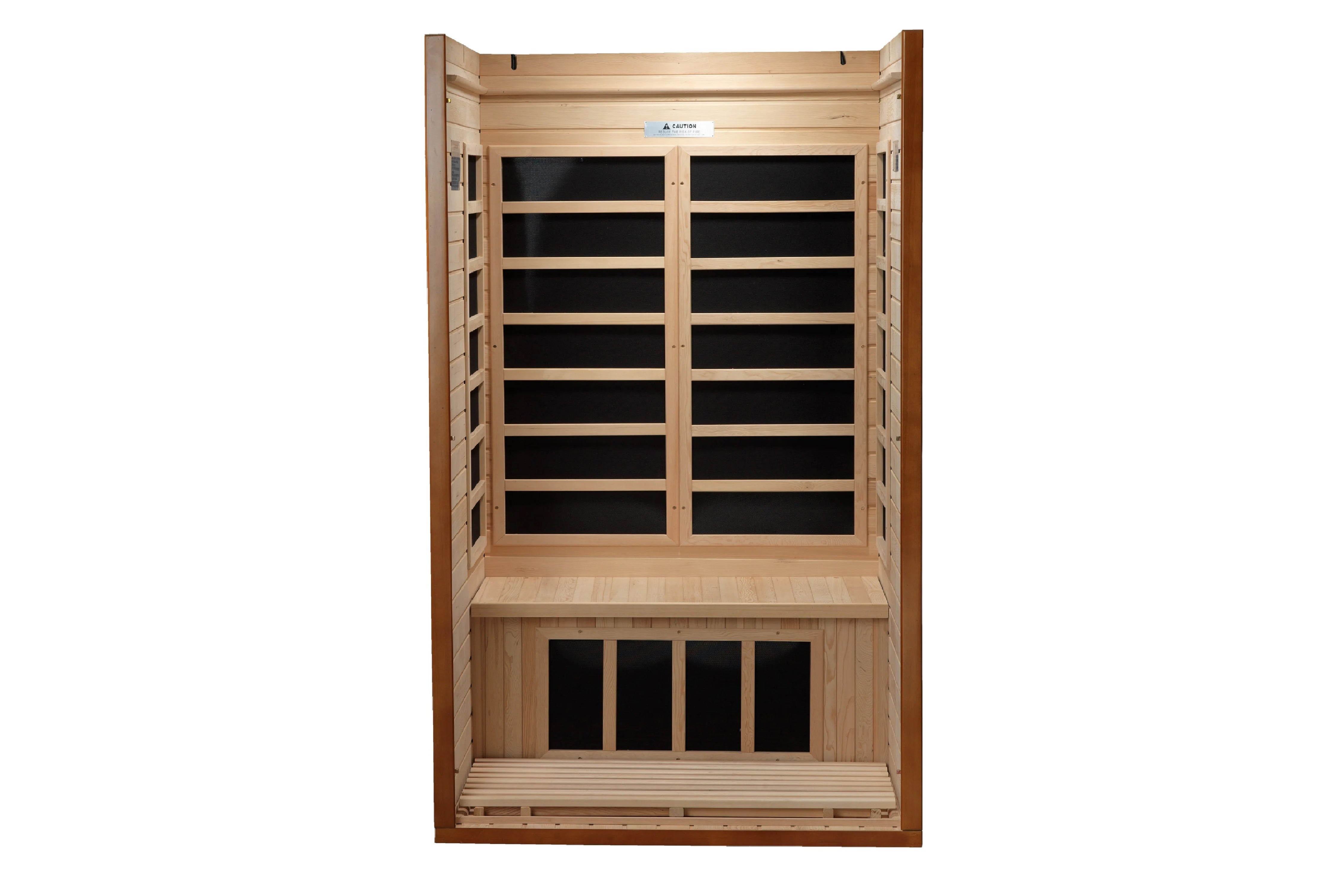 Dynamic Barcelona Low EMF Far Infrared Sauna for Home Relaxation & Detox - Portable Wooden Sauna for Weight Loss & Pain Relief