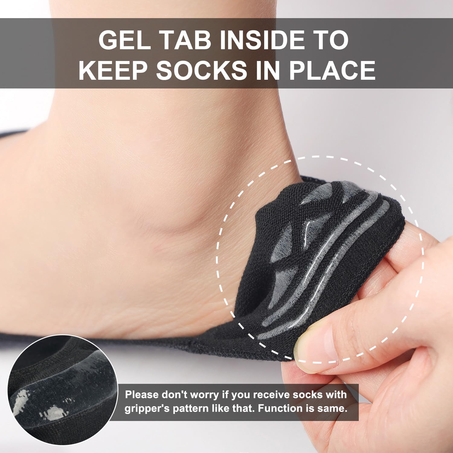 Women's No Show Socks Ultra Low Cut Invisible Liners - Non Slip Breathable Footies for Flats & Boat Shoes (3-8 Pairs) - Perfect for Summer, Workouts & Everyday Wear