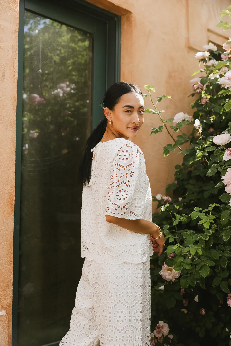 Meant To Be Top in White - Women's Fashion Blouse for Casual & Office Wear | Final Sale