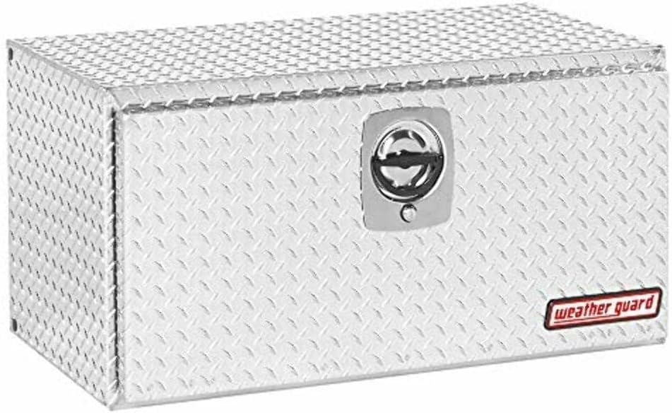 WEATHER GUARD 636002 Aluminum Underbed Tool Box - Durable Truck Storage for Tools & Equipment | Perfect for Pickup Trucks, Work Vans & RV Organization