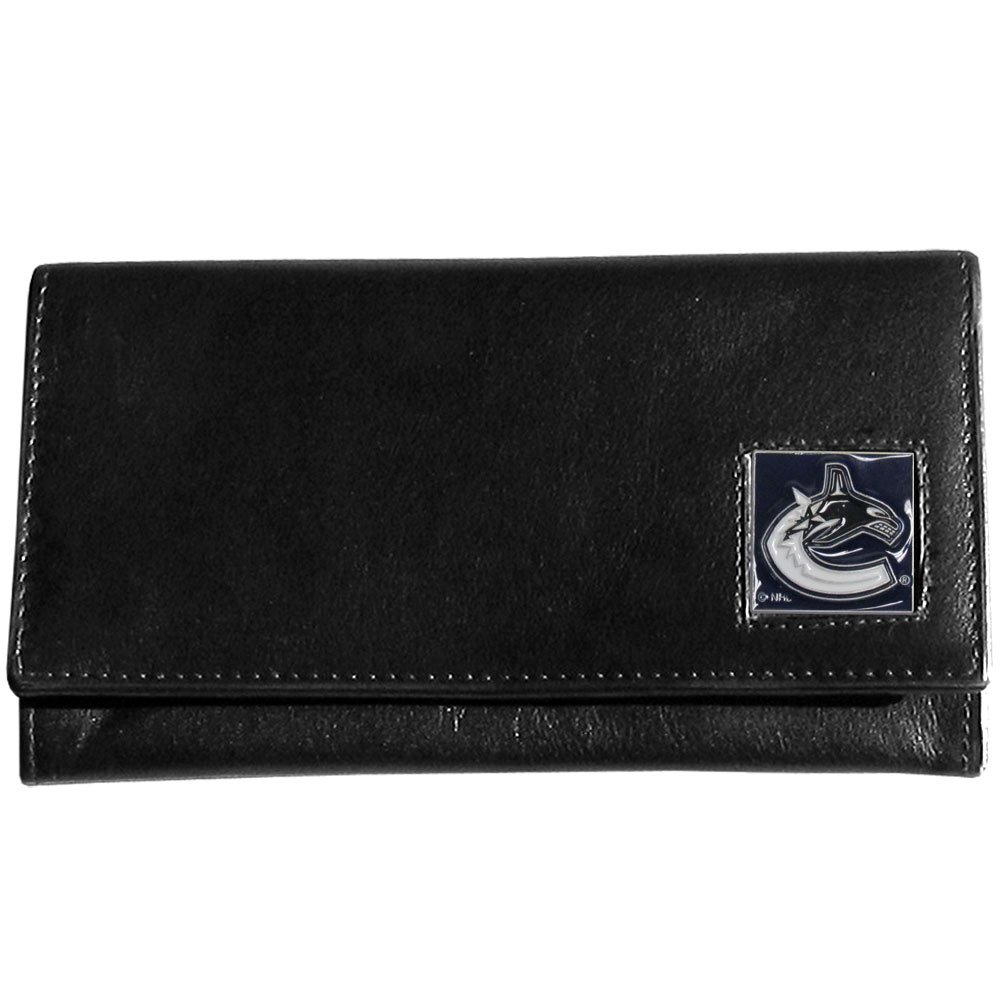Siskiyou Sports NHL Genuine Leather Women's Wallet - Stylish & Durable Designer Wallet for Hockey Fans - Perfect for Game Days, Travel & Everyday Use