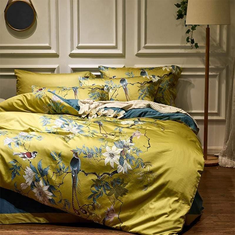 Premium 100% Egyptian Cotton Duvet Cover Set - King/Queen Size Luxury Bedding - Soft & Breathable for All Seasons - Perfect for Master Bedroom, Guest Room & Hotel Use