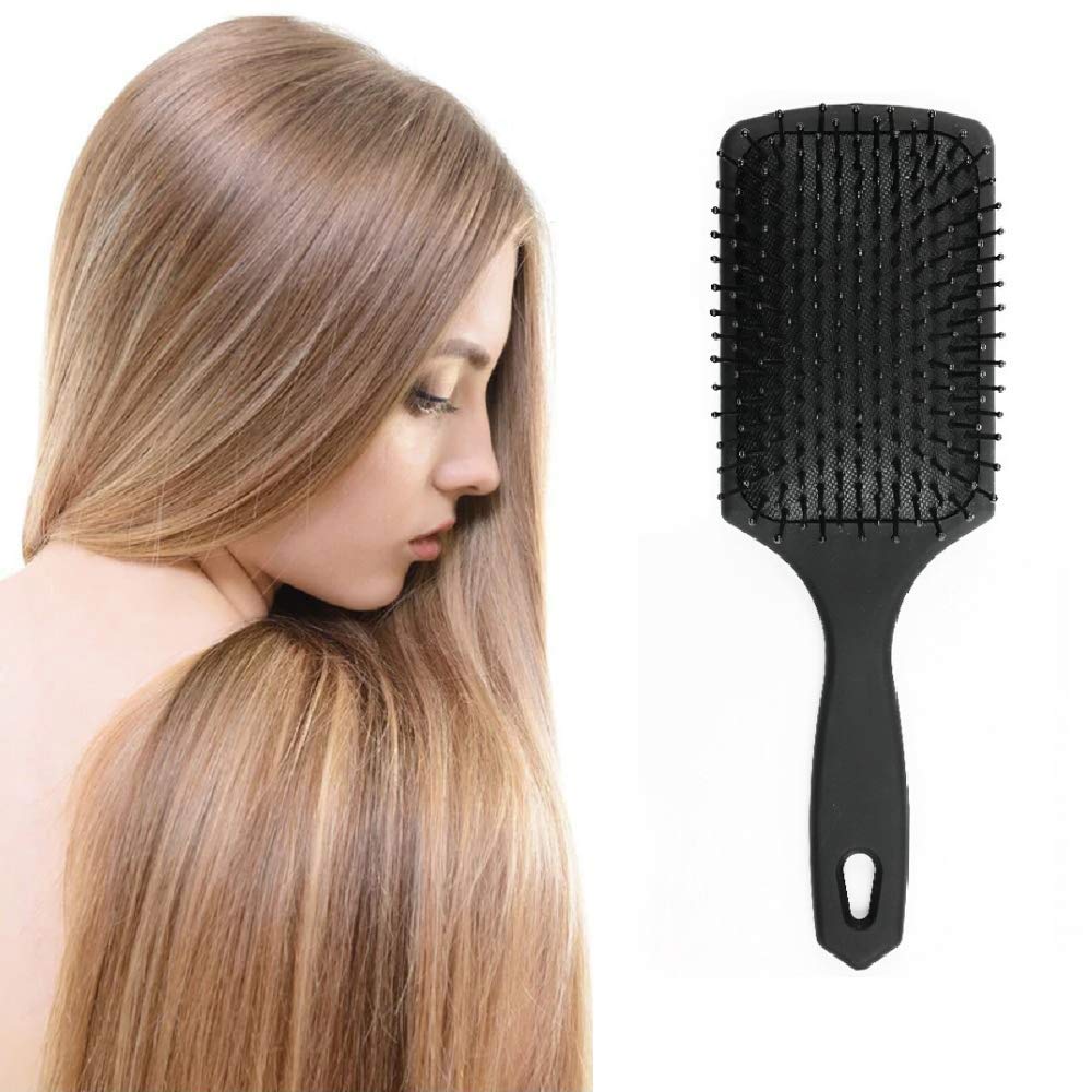 AyushiCreations Hair Brush & Scalp Massager - Detangling Comb for Men & Women with Thick Hair - Wet & Dry Use - Ergonomic Handle Styling Tool for Salon-Quality Hair Care at Home