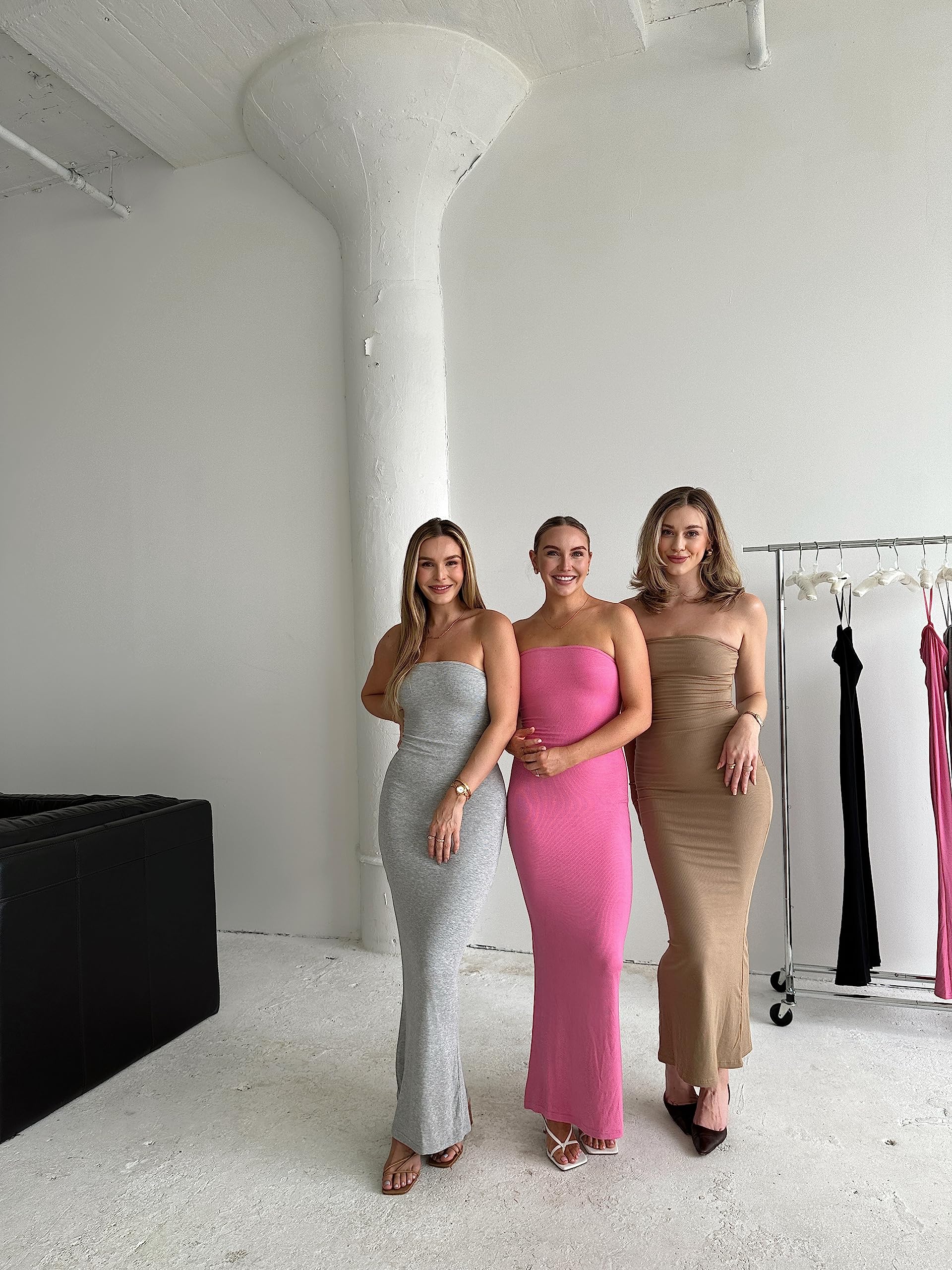 Almere Strapless Maxi Dress for Women - Slimming Body Shaping Design, Comfortable Stretchy Fabric - Perfect for Beach Vacations, Summer Parties & Formal Events