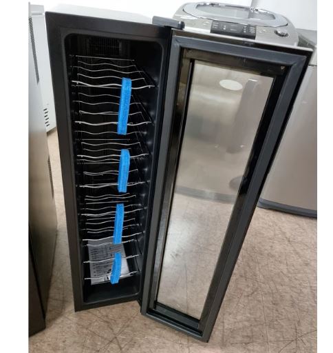 Farfalla FWC 18TBK 18 Bottle Tall Wine Cooler Refrigerator - Dual Zone Temperature Control, Freestanding Wine Fridge for Home, Kitchen, Bar, or Restaurant Use