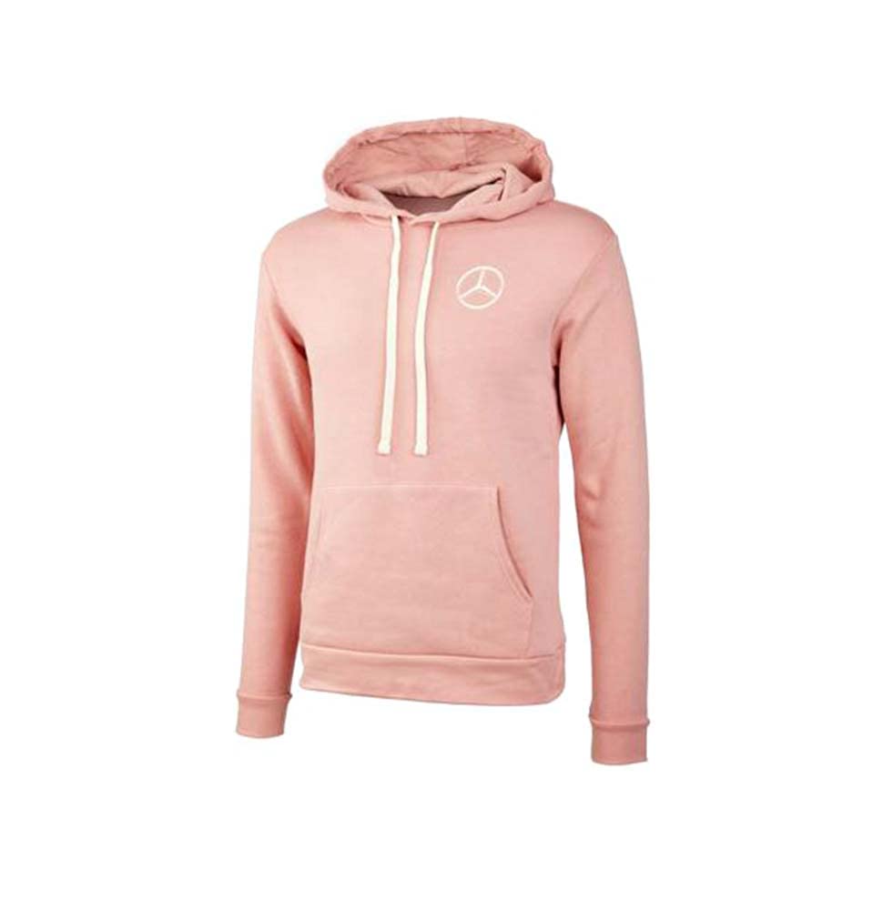 **Mercedes Benz Desert Pink Pullover Hoodie Sweatshirt for Men & Women - Soft Cotton Blend, Unisex Casual Wear - Perfect for Streetwear, Gym, and Lounge**