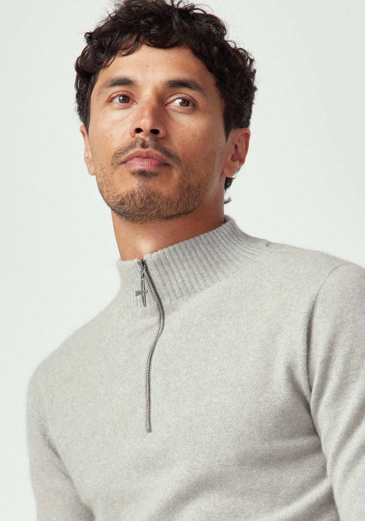 Cassum Half Zip Sweater for Men - Lightweight Fleece Pullover with Kangaroo Pocket - Perfect for Outdoor Activities, Hiking & Casual Wear