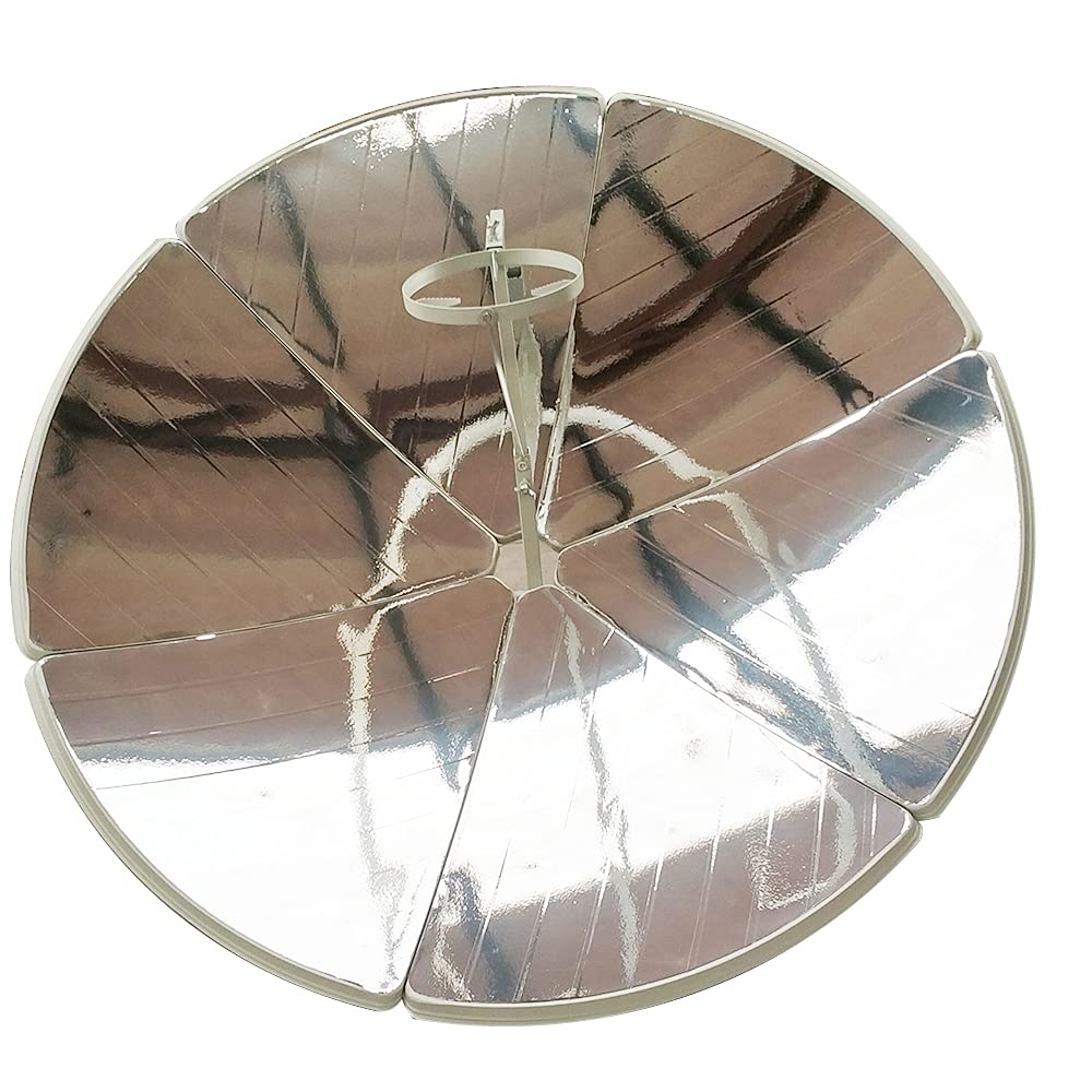 1800W Portable Solar Cooker - Parabolic Sun Oven for Outdoor Camping, BBQ & Food Cooking | 1.5M Diameter Concentrating Heat Tool | Perfect for Eco-Friendly Picnics, Emergency Preparedness & Off-Grid Living