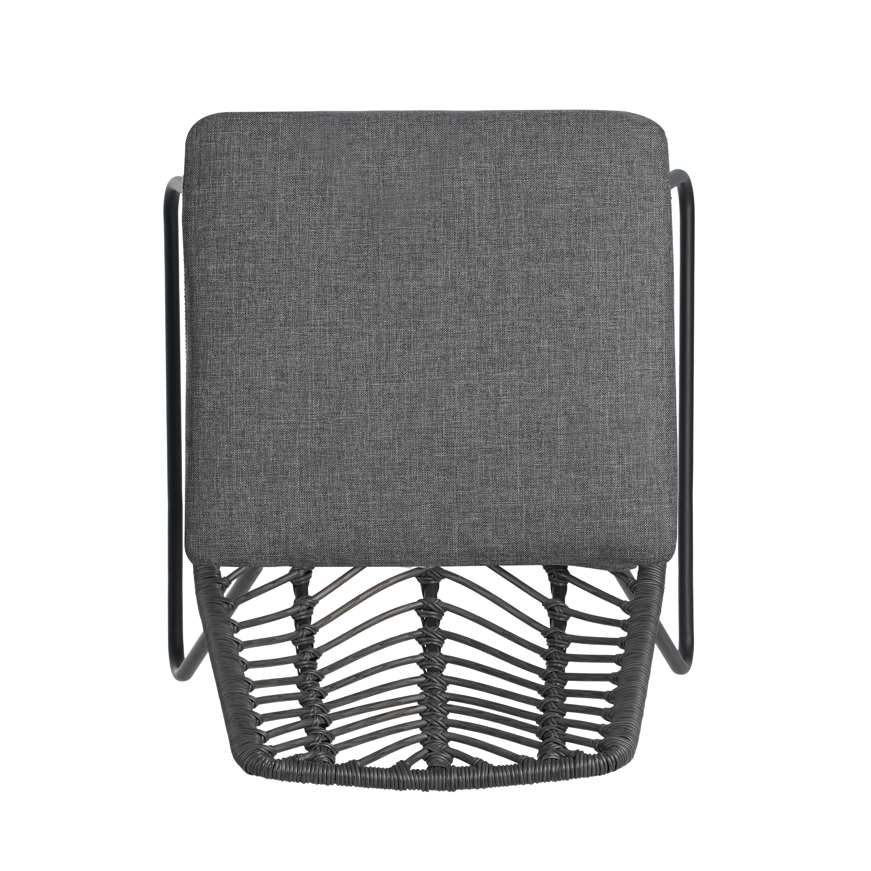 DEJA CHAIR Set of 2 with Cushions - Modern Gray Accent Chairs for Living Room, Bedroom, or Office - Comfortable Lounge Seating for Home Decor