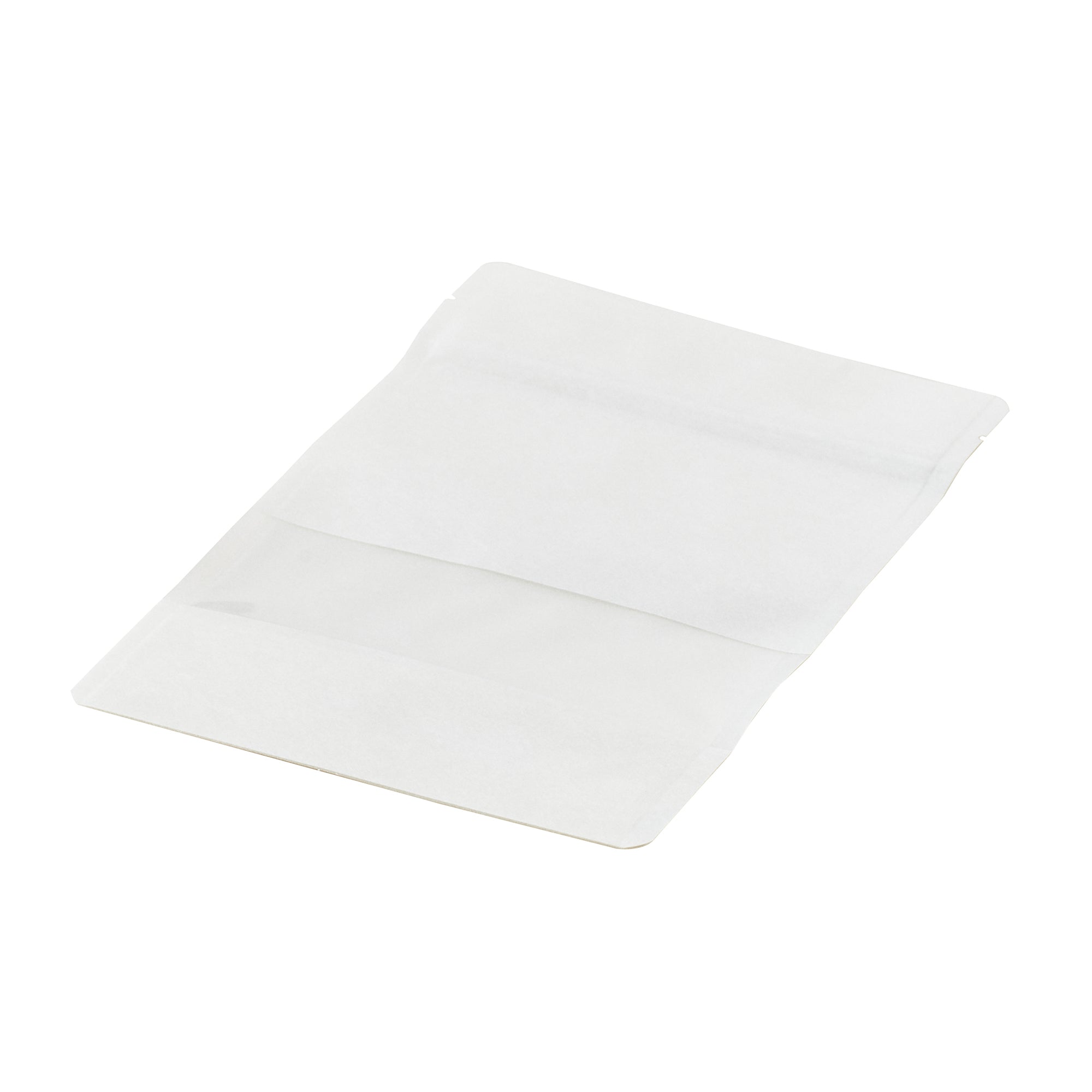 Heat Sealable White Plastic Medium Window Bags - 8x5x1.75 Inches (100 Count) for Food Packaging, Retail Display & Storage | Durable Resealable Bags for Bakery, Crafts & Small Items