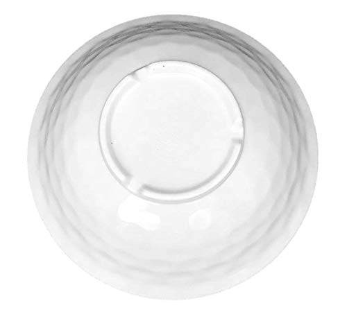 12-Pack 8-Inch White Melamine Bowls for Noodle Soup, Rice, Salad & Sauce – 30 oz Capacity – Durable & Lightweight for Restaurants, Picnics & Outdoor Dining
