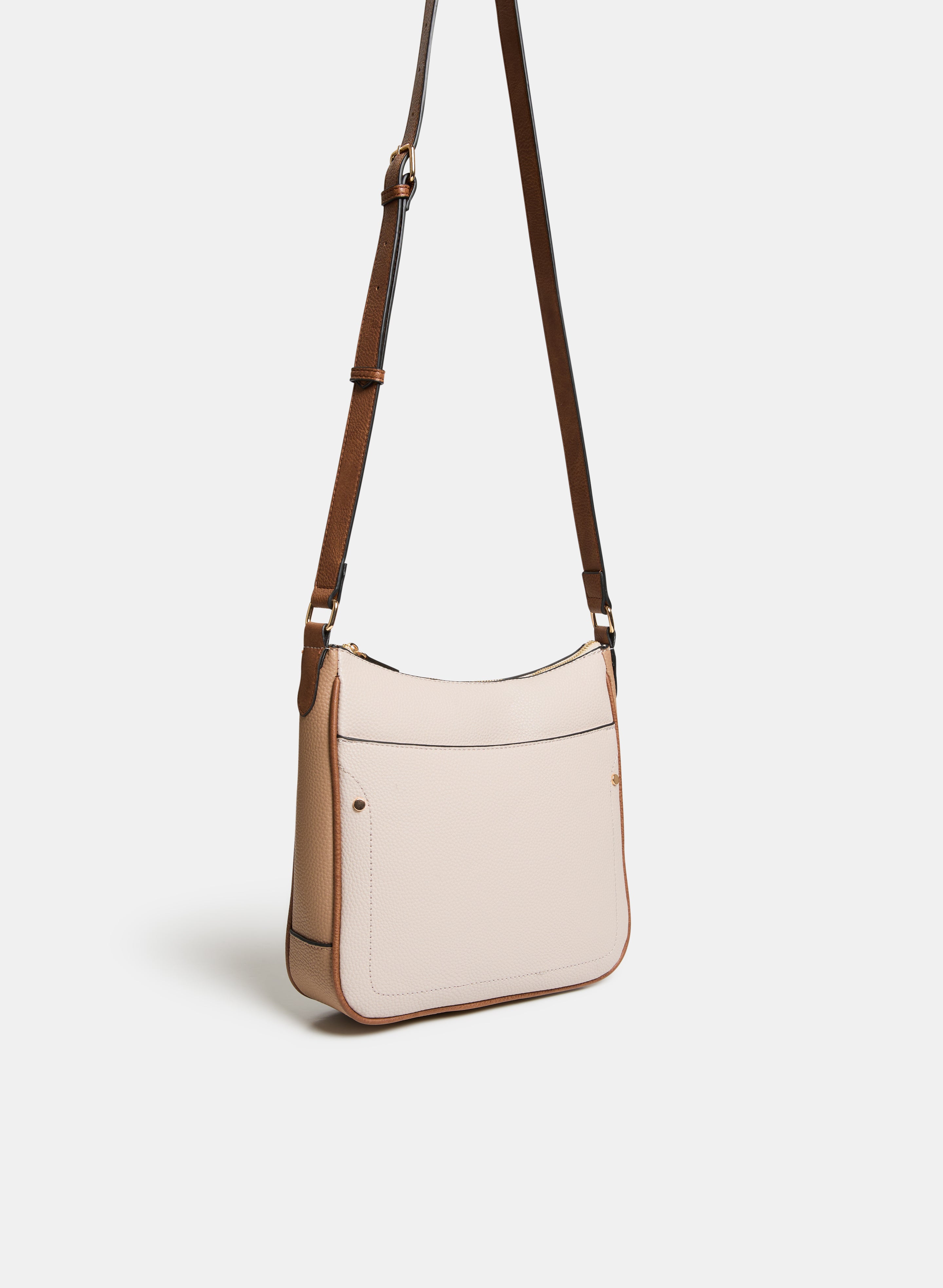 Stylish 2-Tone Crossbody Bag for Women - Fashionable & Lightweight Shoulder Purse - Perfect for Travel, Shopping, and Everyday Use
