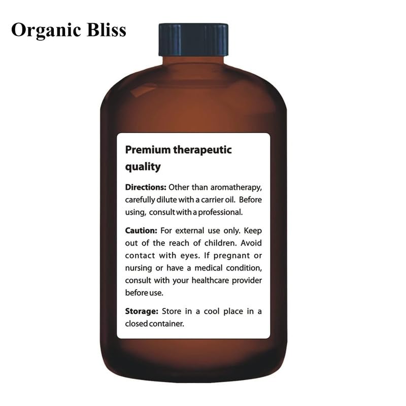 Organic Bliss 100% Pure Strawberry Essential Oil - Therapeutic Grade for Hair & Skin Care, Stress Relief, Anxiety & Aromatherapy (50ml) - Perfect for Diffusers, Massage & DIY Beauty Products