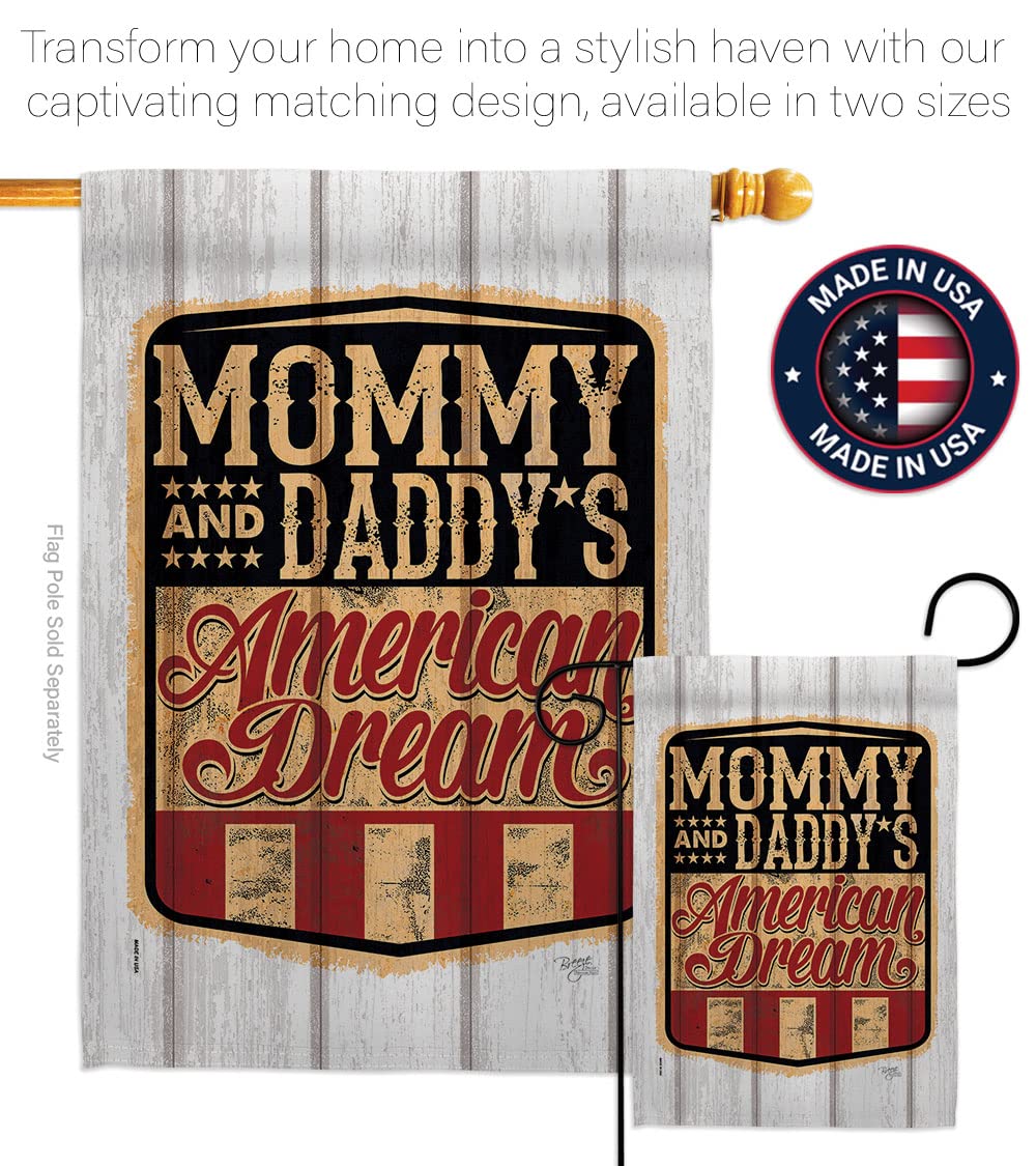 USA Patriotic Star & Stripes House Flag Set - Double-Sided Garden Decor for Independence Day