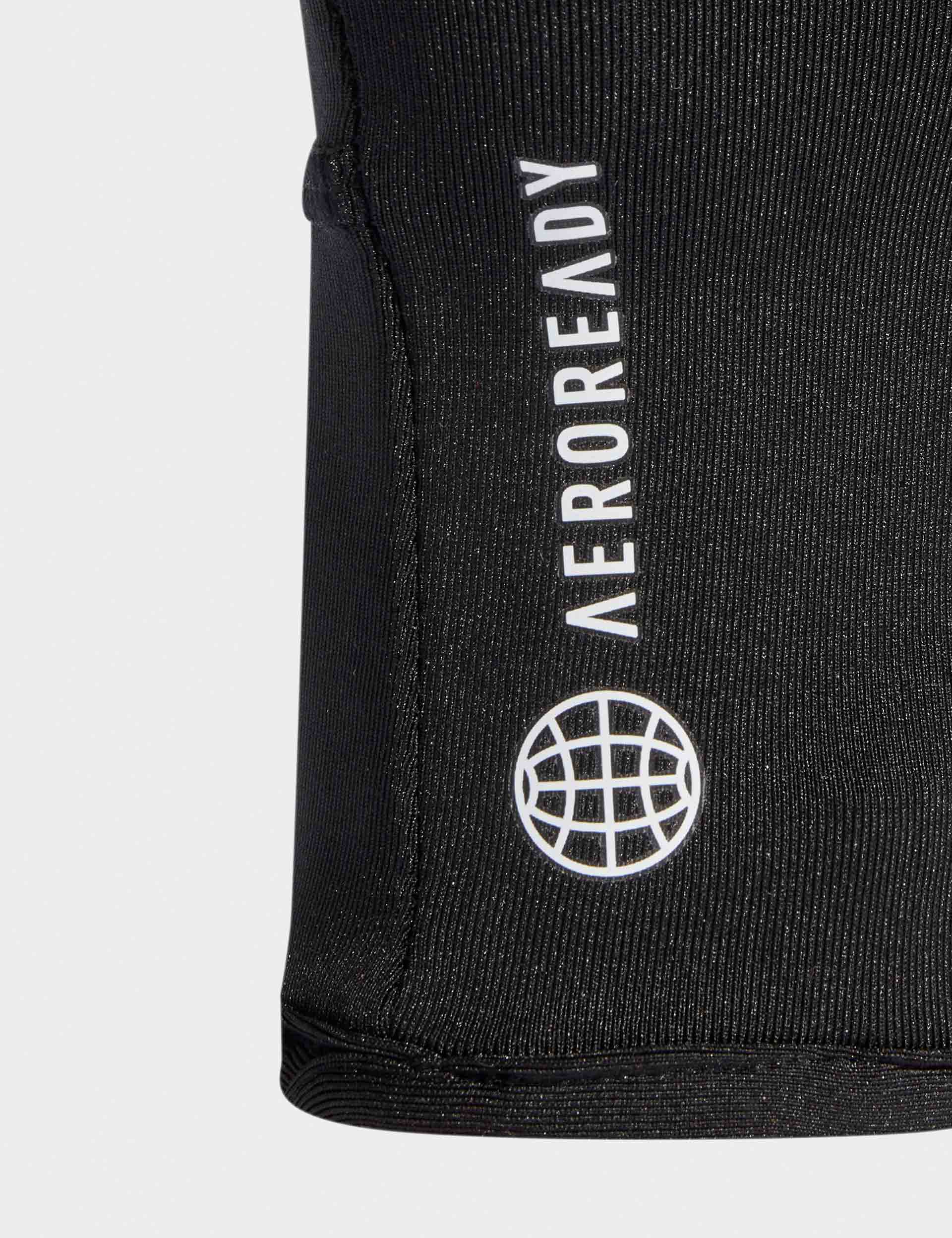 Adidas AEROREADY Running Gloves for Men & Women - Breathable, Lightweight & Comfortable - Black - Perfect for Jogging, Cycling & Outdoor Sports
