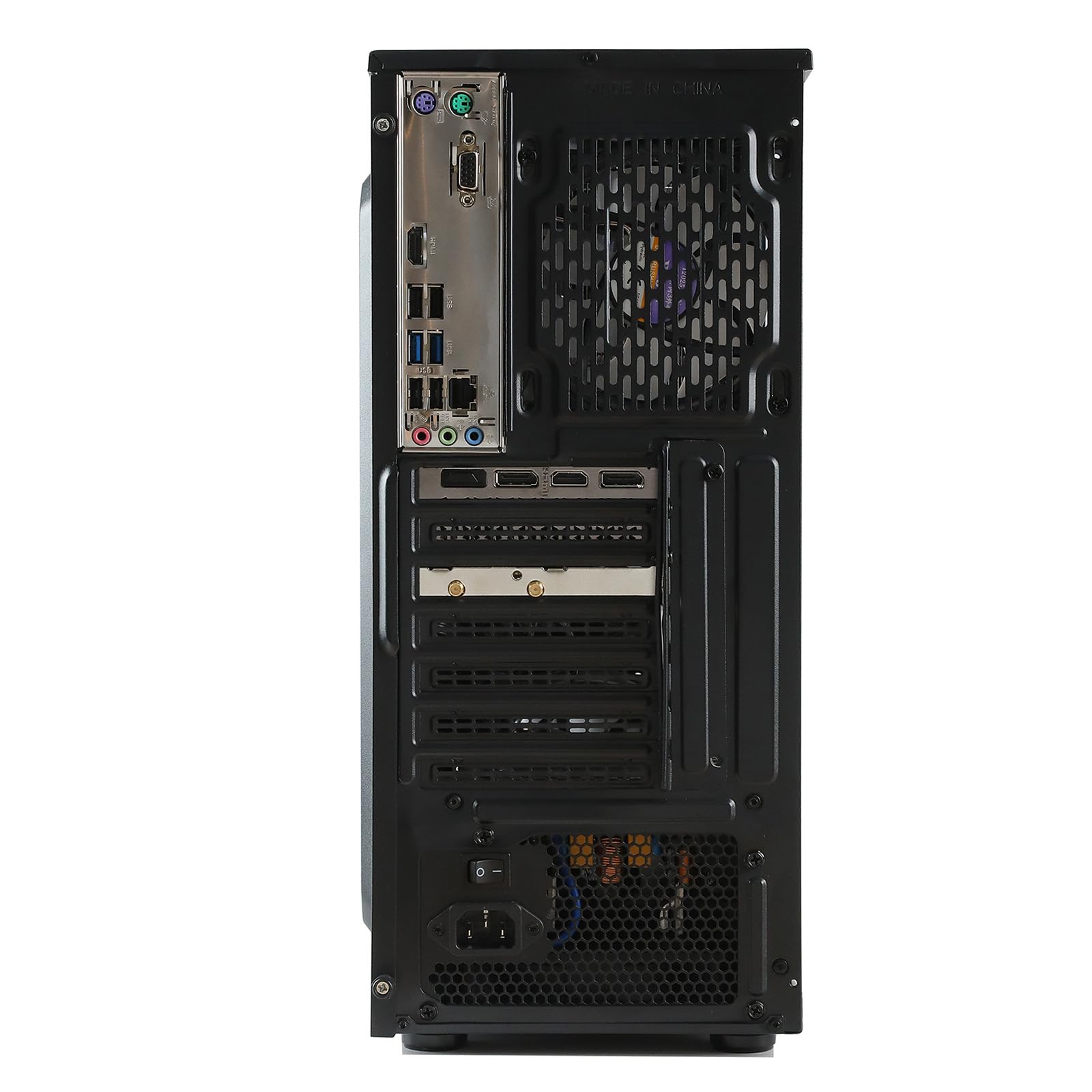 MXZ Gaming Desktop PC - Intel Core i5 9400F, NVIDIA RTX 3050, B365 Motherboard, 8GB DDR4 RAM, 500GB NVMe SSD, 5 RGB Fans, Windows 11 Pro (Ready to Use) - Perfect for Esports, Streaming & High-Performance Gaming