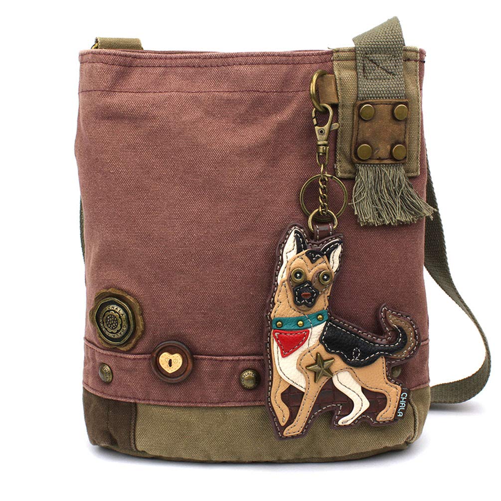 Chala Patch Cross-Body Women's Handbag - Stylish Mauve Purse for Everyday Use, Work, Travel & Shopping | Fashionable Shoulder Bag with Adjustable Strap