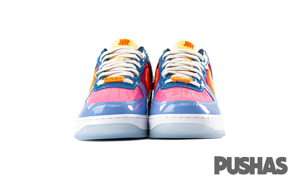 Nike Air Force 1 Low SP x Undefeated 'Multi Patent Total Orange' Sneakers (2022) - Men's Basketball Shoes for Streetwear & Casual Outfits