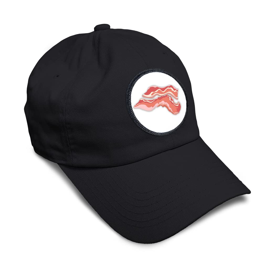 Speedy Pros Soft Baseball Cap - Bacon Design for Food Lovers