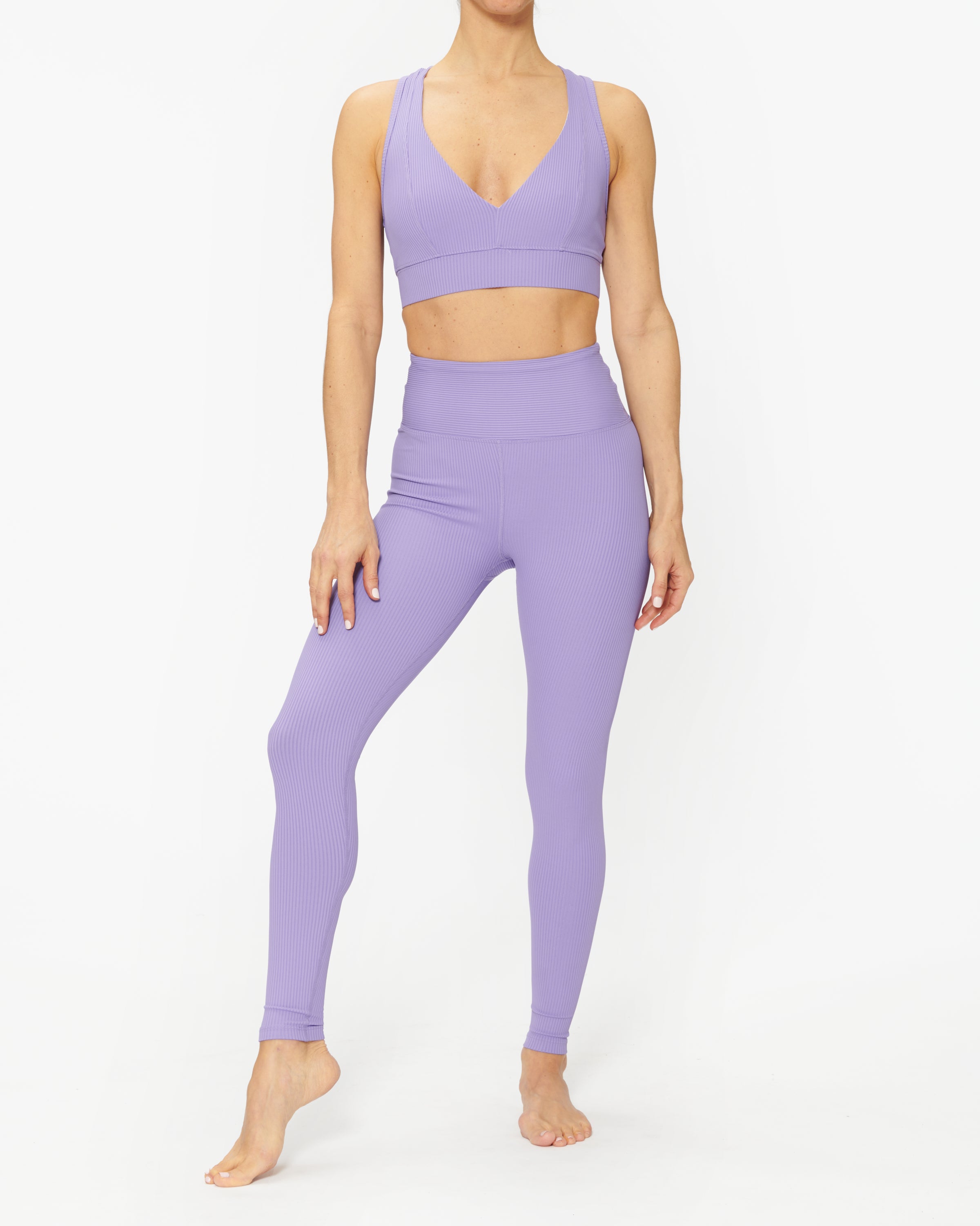 Year of Ours Ribbed High Waist Leggings - Women's Workout Yoga Pants for Gym, Running & Everyday Comfort
