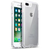 Apple iPhone 8 Plus Clear Gel Bumper Case - Shockproof & Scratch-Resistant Protective Cover for Everyday Use, Work, and Travel