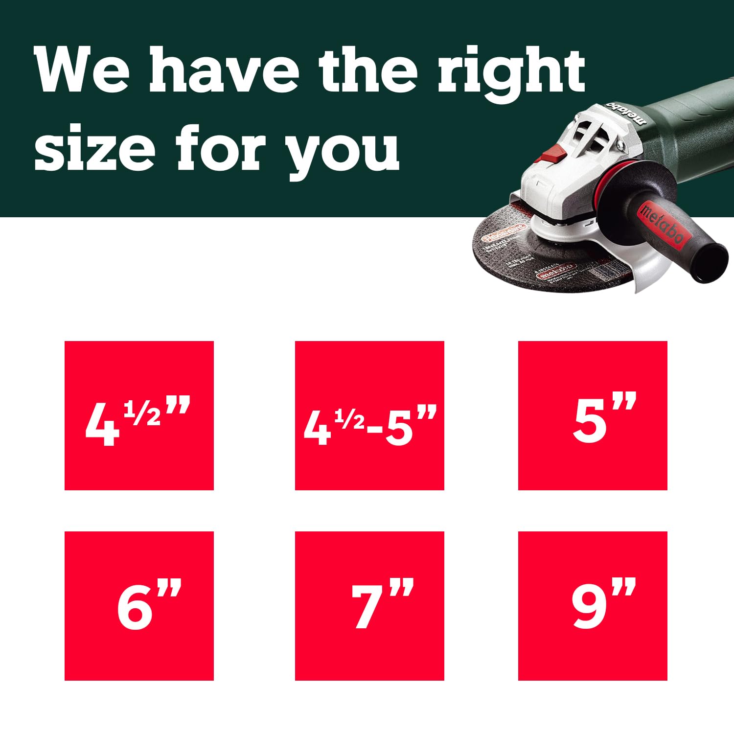 Metabo WEP 15-150 Quick 6-Inch Angle Grinder - 13.5 Amp, 9600 RPM, Non-Locking Paddle Switch, Made in Germany (Model 600488420) - Perfect for Metal Cutting, Grinding & Polishing in Construction & DIY Projects