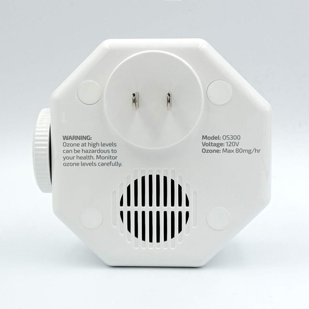 OdorStop OS300-12 Mini Ozone Generator Air Purifier & Ionizer - 12 Pack for Home, Office, Car, Pet Areas - Eliminates Odors, Purifies Air in Small Spaces
