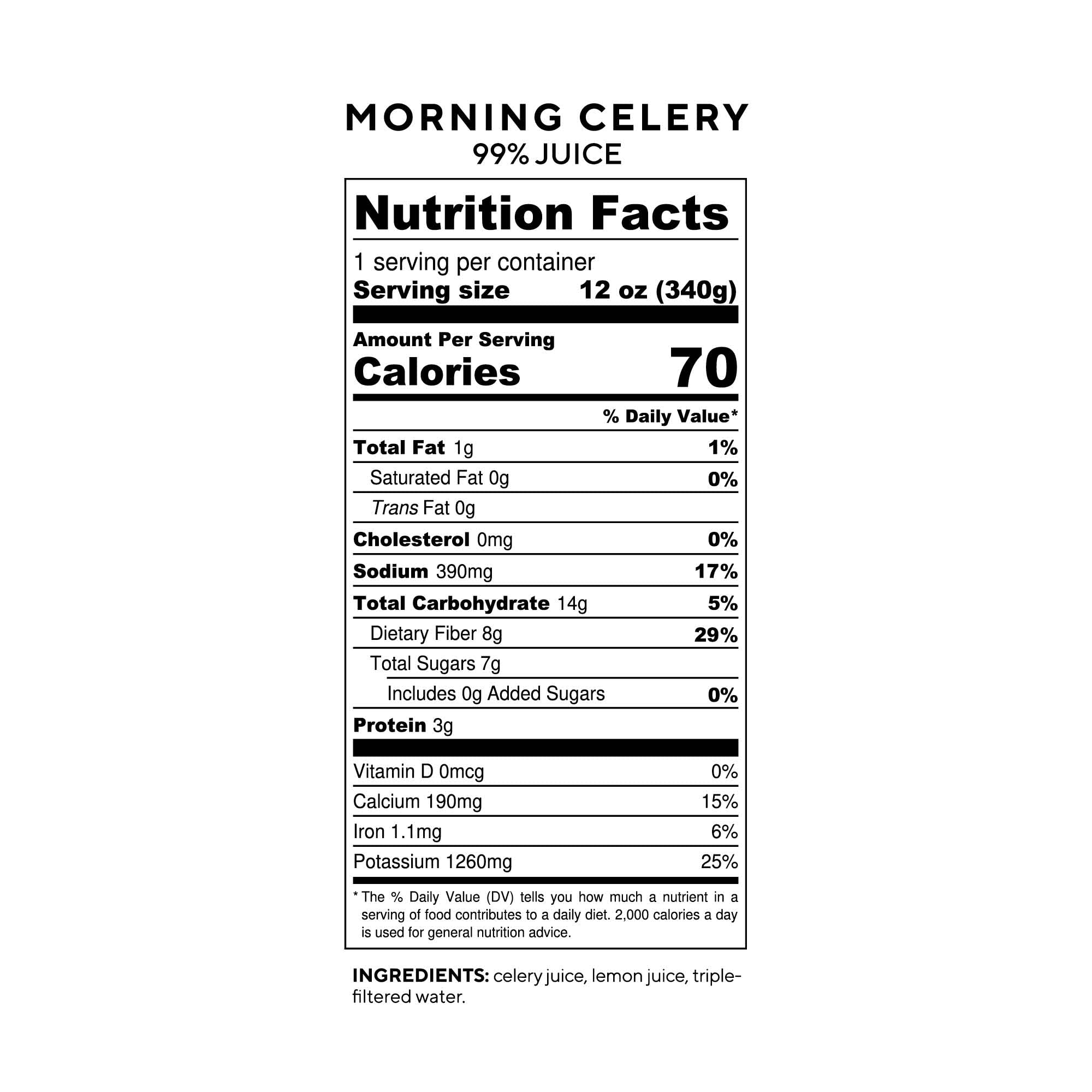 Raw Generation Morning Celery Juice - Cold-Pressed Daily Health Drink (18-Pack) with Lemon | Supports Gut Health, Boosts Energy | Best Taken Daily on Empty Stomach | Perfect for Detox, Weight Loss & Morning Routine