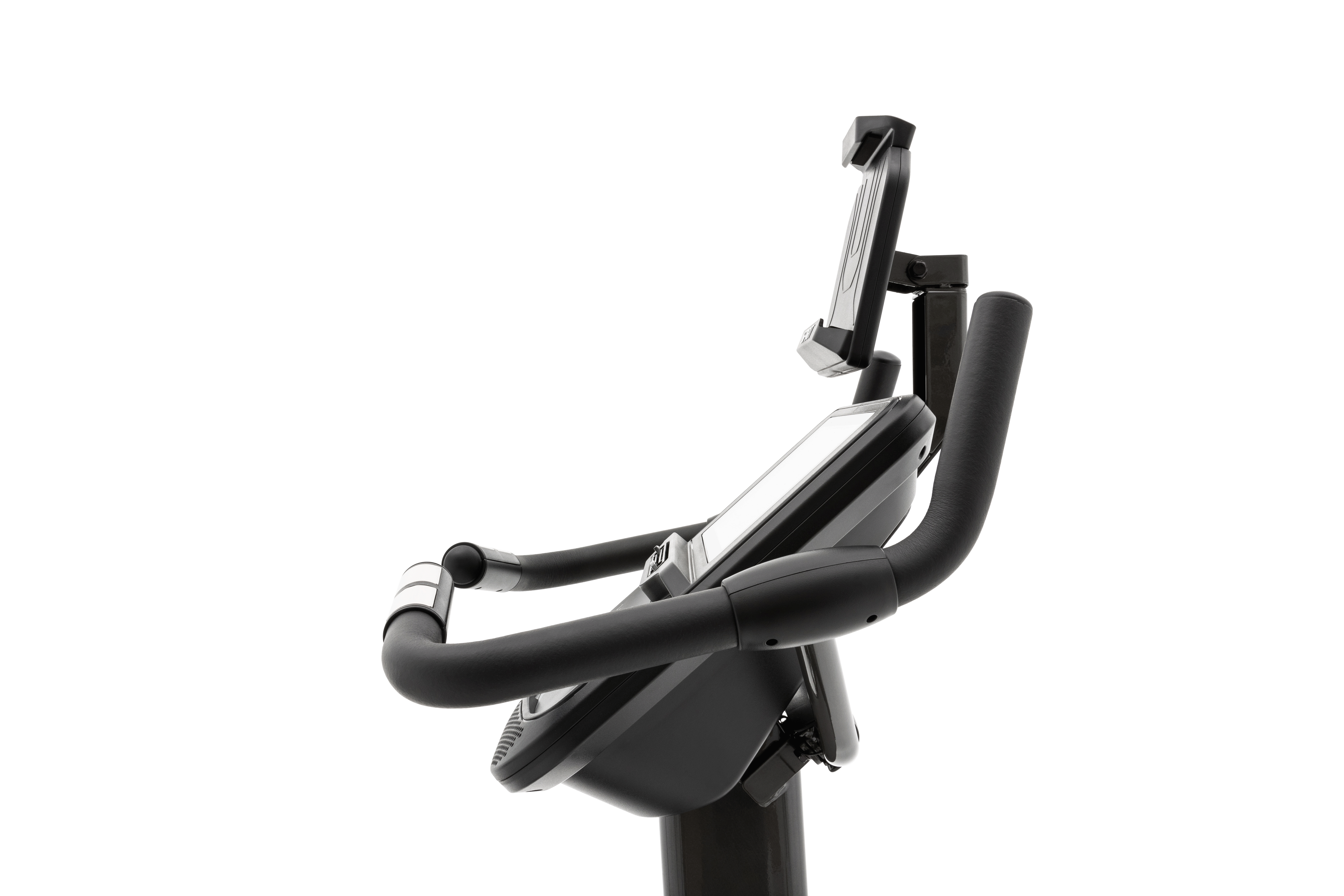 Spirit XBU55ENT Upright Exercise Bike with Entertainment Features - Home Gym Equipment for Cardio Workouts & Indoor Cycling Training - Perfect for Small Spaces & Apartment Fitness
