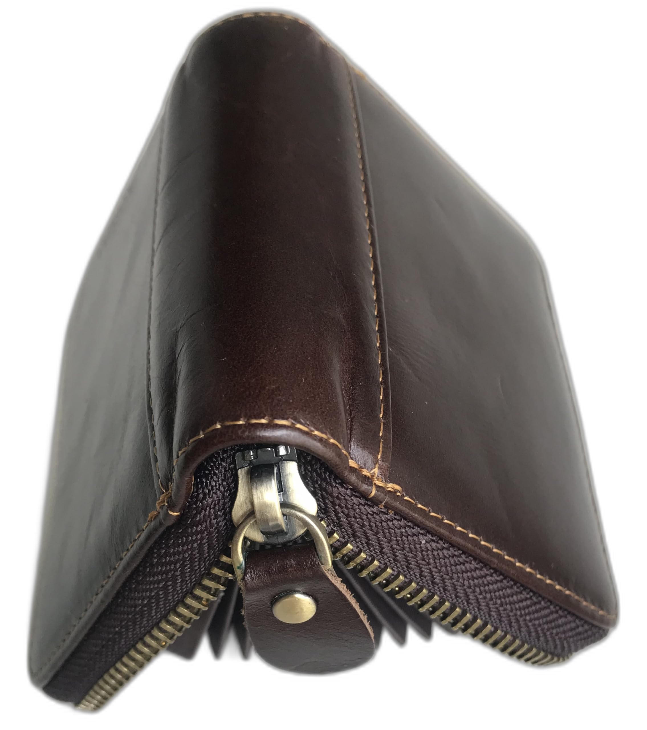 RFID Blocking Leather Credit Card Holder for Women & Men - Slim Wallet with Coin Purse (Brown) | Perfect for Travel, Shopping & Everyday Use