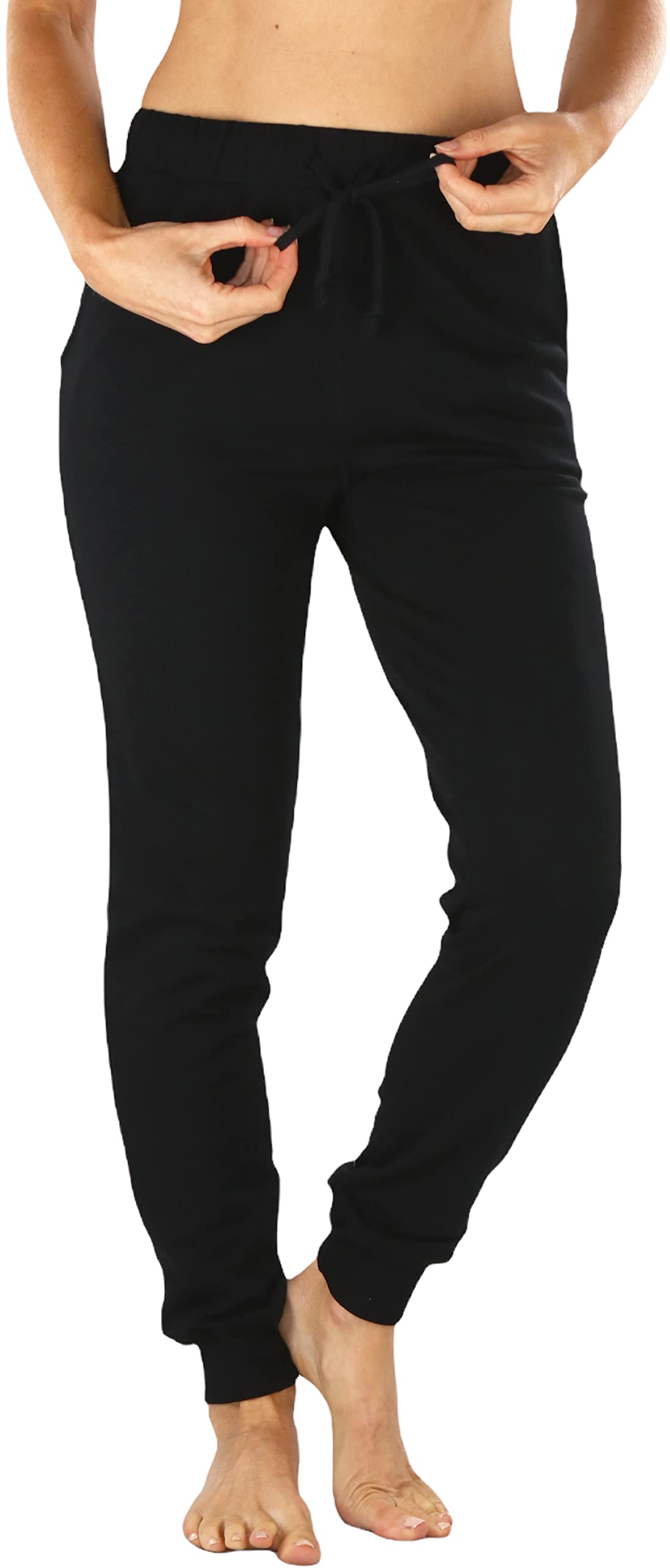 ToBeInStyle Women’s Relaxing Drawstring Waist Soft Cozy Cotton Blend Sweatpants - Comfortable Lounge Pants for Yoga, Running, Travel & Home Wear