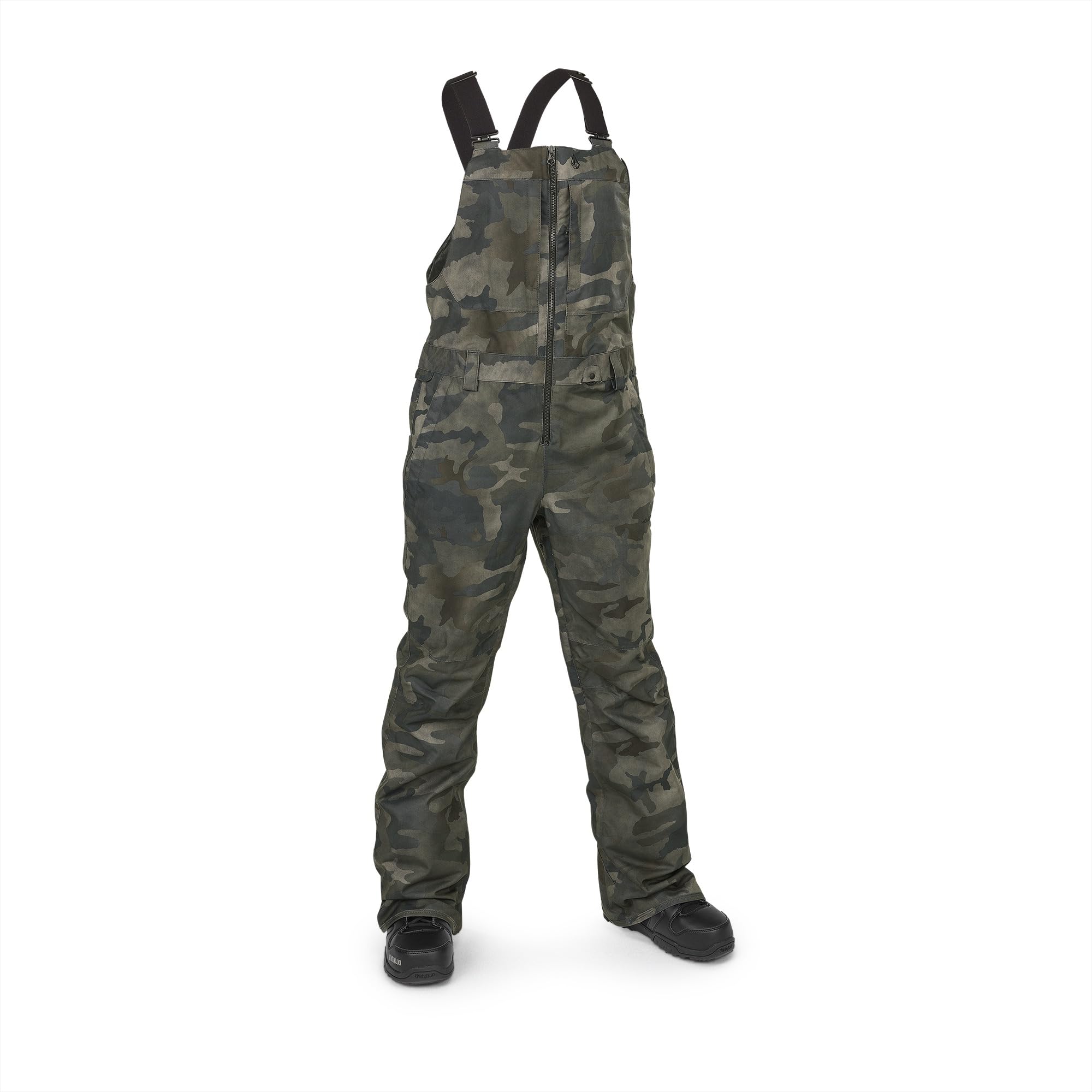 Volcom Women's Swift Bib Overall Snow Pants - Waterproof Insulated Winter Ski Pants for Snowboarding & Cold Weather Activities