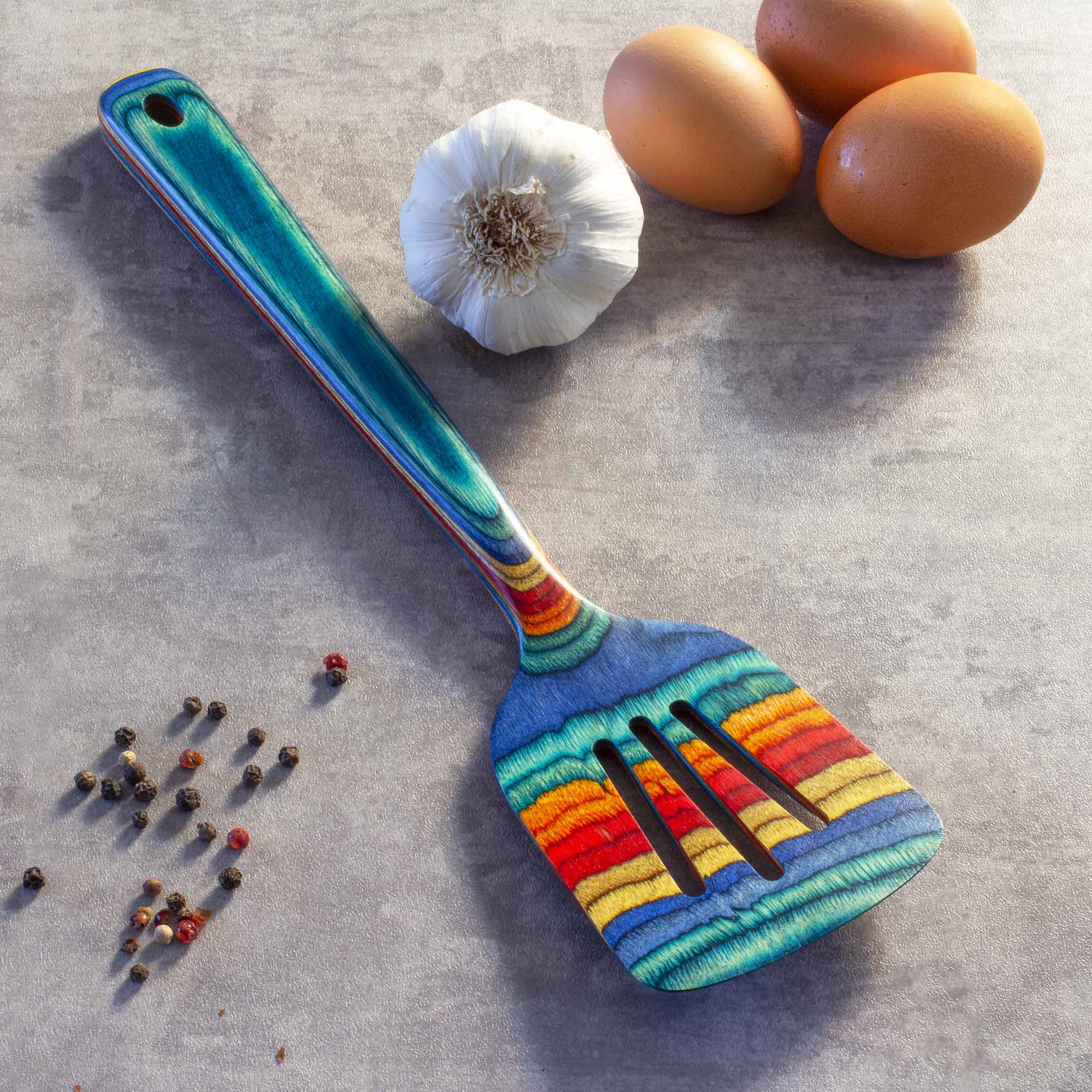Baltique® Montego Bay Collection Slotted Spatula - 12.5 Inch Stainless Steel Kitchen Turner - Perfect for Flipping Pancakes, Burgers & Eggs - Ideal for Grilling, Cooking & Baking