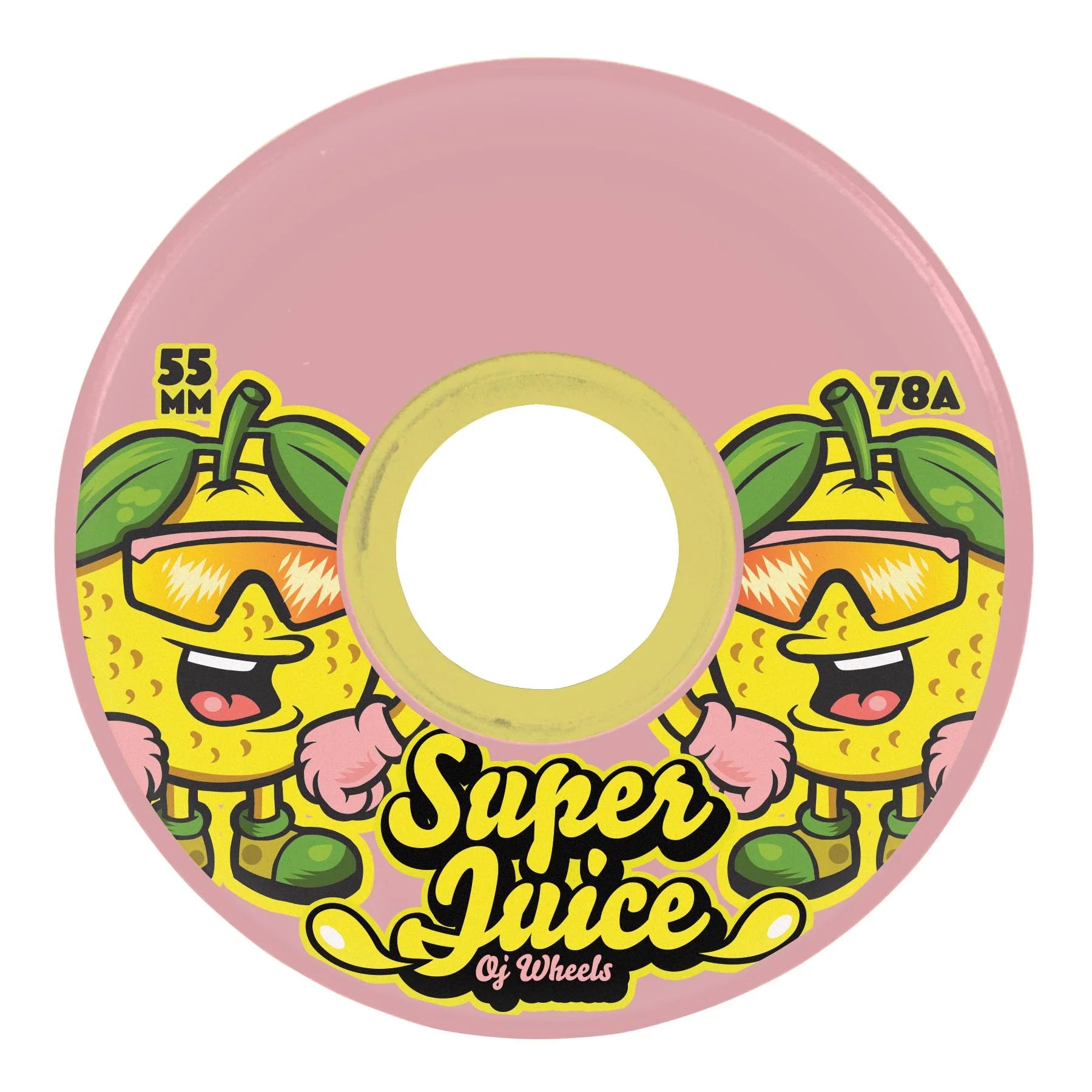 OJ Paloma Mini Super Juice Pink 78a Cruise Wheels - High Performance Skateboard Wheels for Smooth Cruising & Street Skating | Perfect for Commuting, Park Rides & Urban Exploration