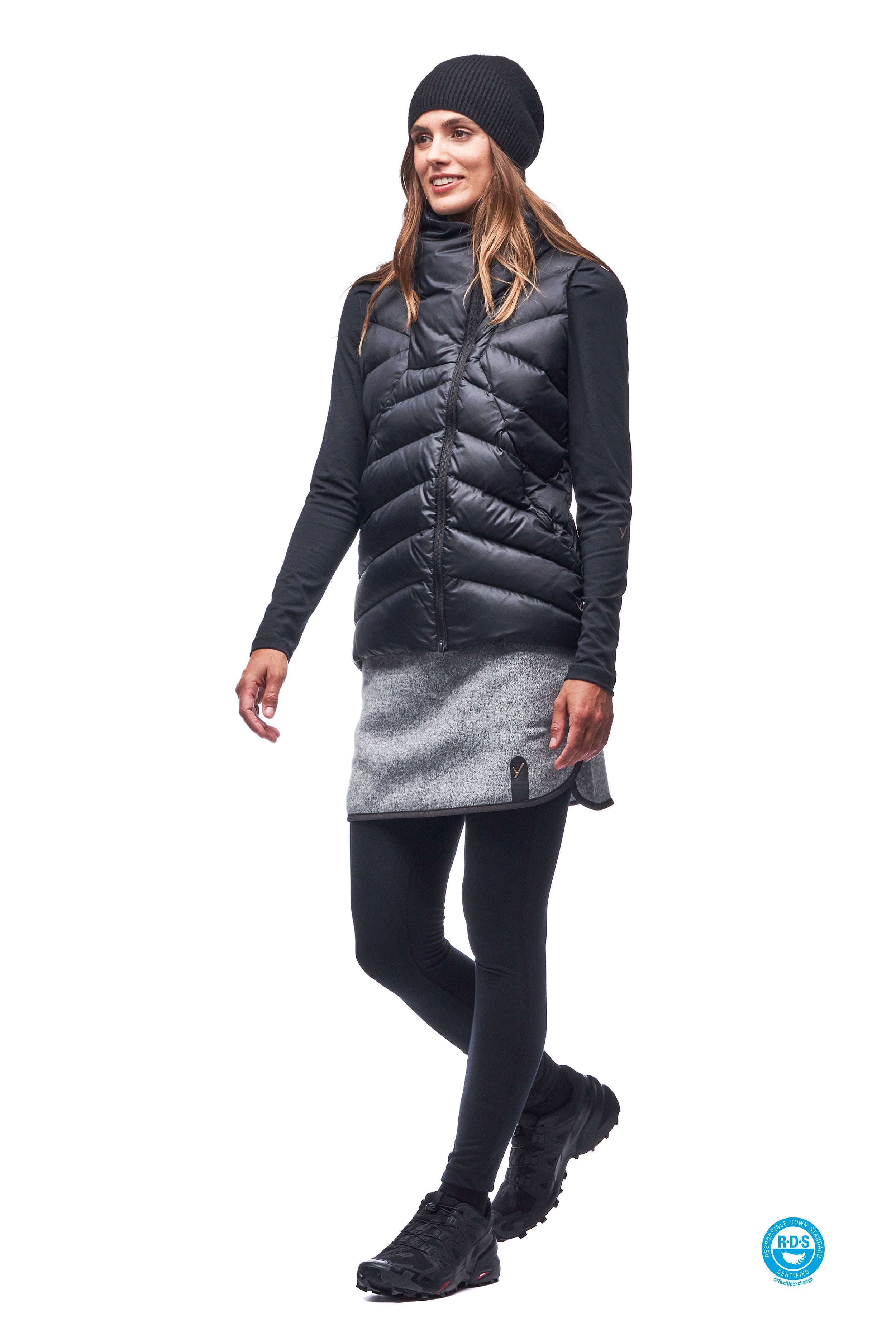 Indyeva Papluma II Vest for Women - Lightweight & Stylish Puffer Vest for Outdoor Activities, Hiking, and Casual Wear