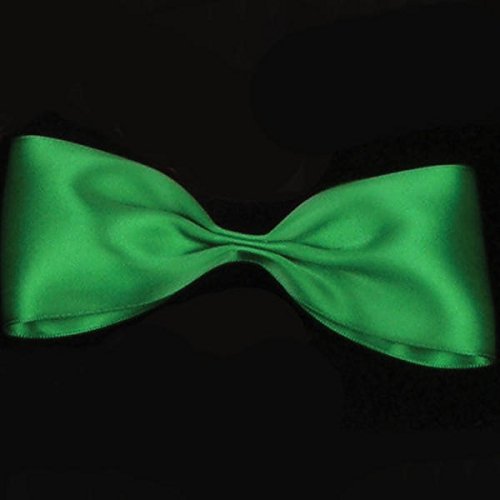 Premium Emerald Green Double-Faced Satin Ribbon - 2 Inch x 27 Yards Bulk Roll for Gift Wrapping, Wedding Decor, DIY Crafts & Hair Bows