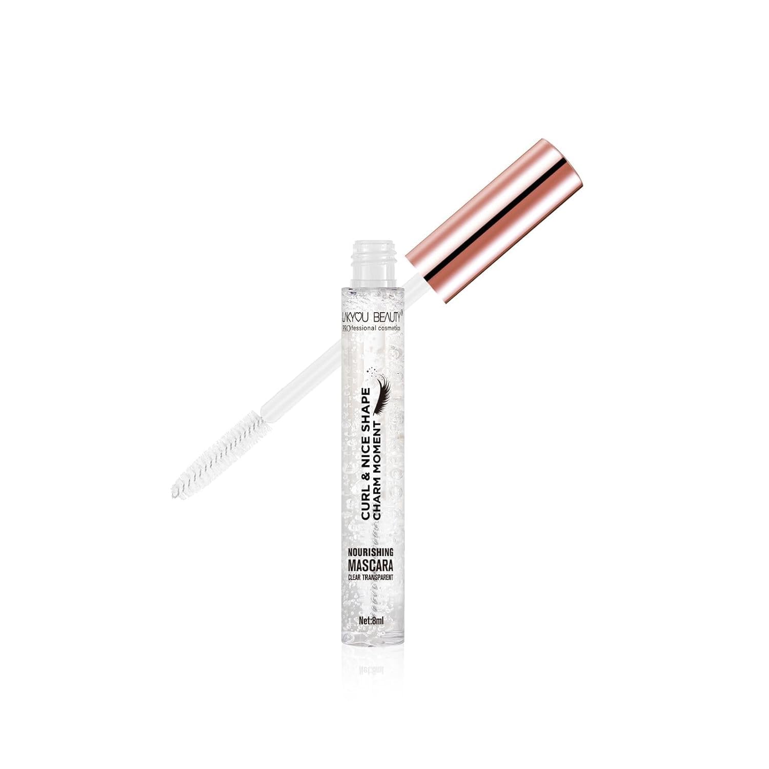 My Colors Transparent Waterproof Mascara 8ml - Lengthening, Curling & Shaping for Natural Look | Perfect for Daily Wear, Special Occasions & Sensitive Eyes